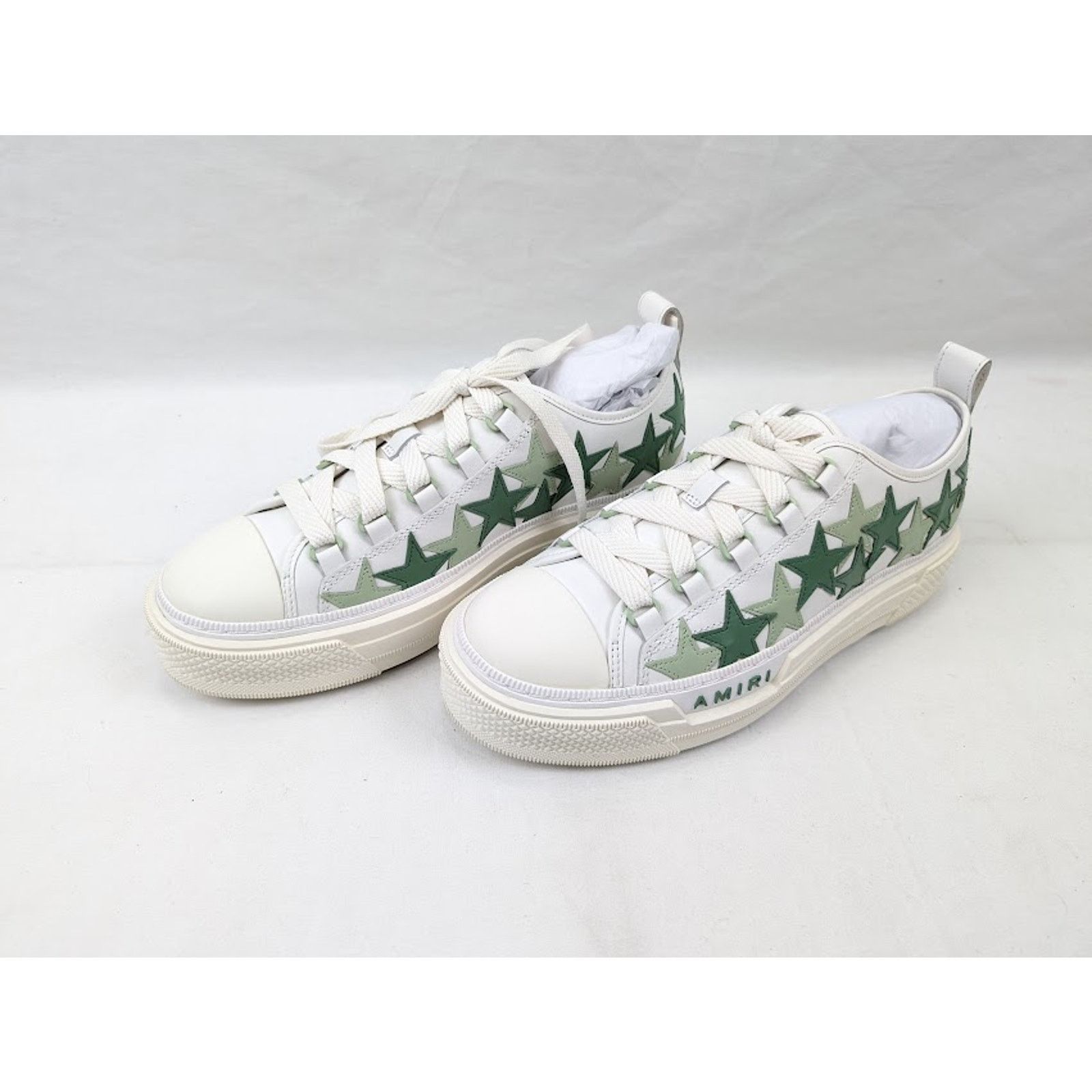 Amiri o1rshd1 Stars Court Low-Top Sneakers in Mint Size US 15 / EU 48 - 17 Thumbnail