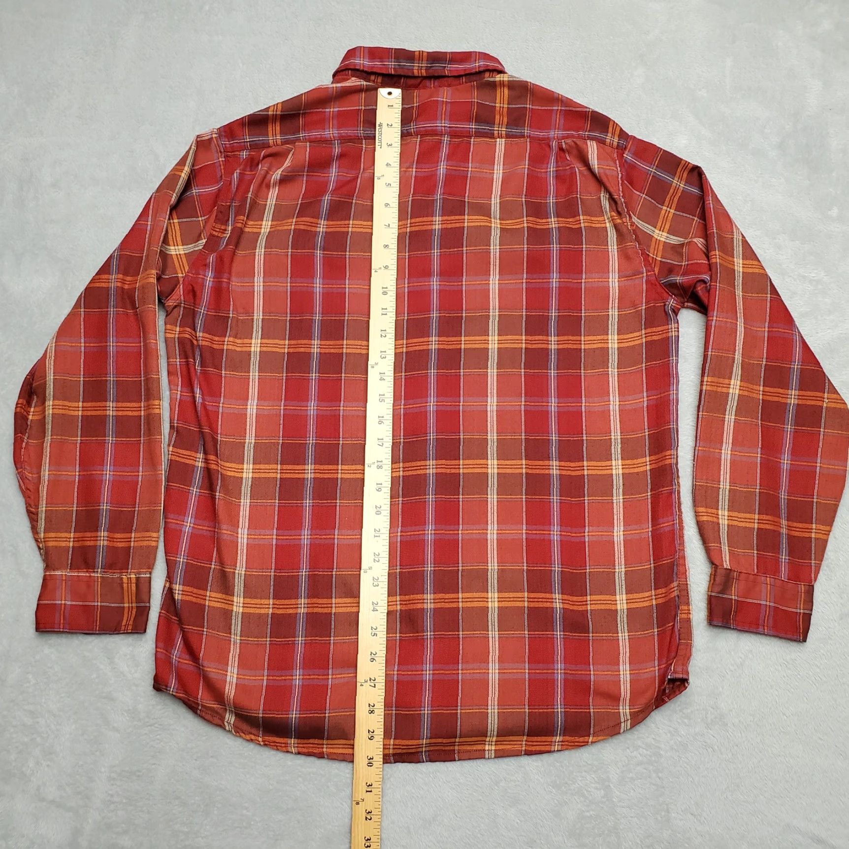 Orvis Orvis Shirt Mens Large Red Plaid Classic Collection Performance Outdoor Fishing Size US L / EU 52-54 / 3 - 7 Thumbnail