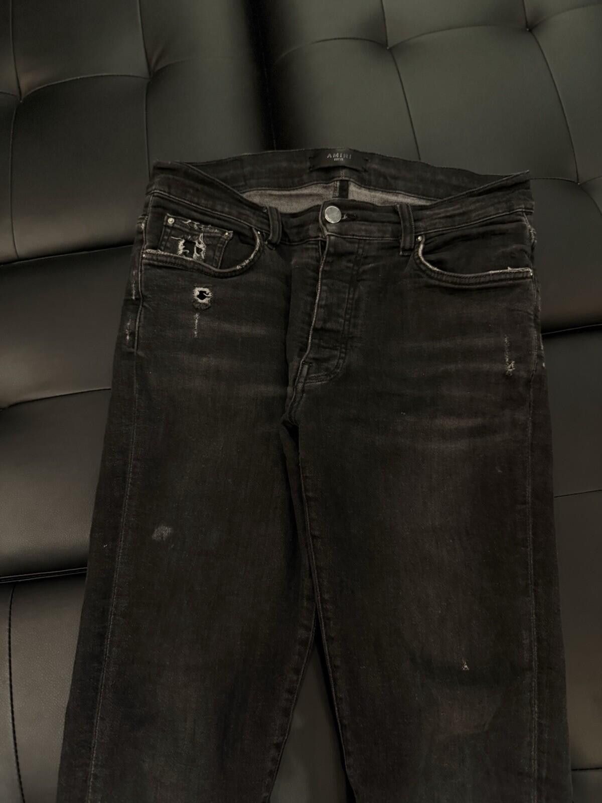 Amiri Size 30 - Amiri Black Jeans 100% Authentic Quick Shipping Size US 30 / EU 46 - 5 Thumbnail