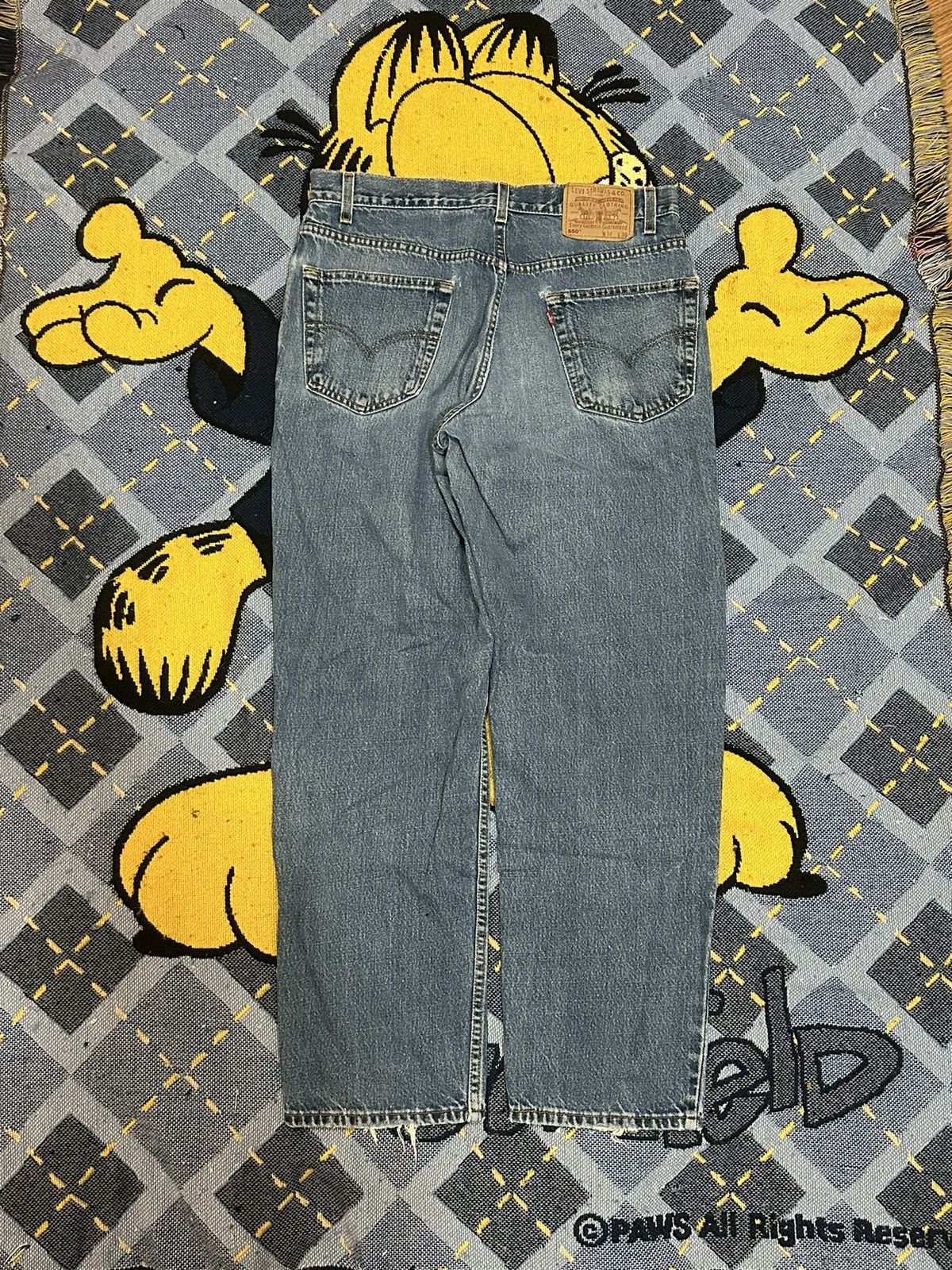Levi's Vintage Y2K Levis 550 Denim Jeans Size US 33 - 3 Thumbnail