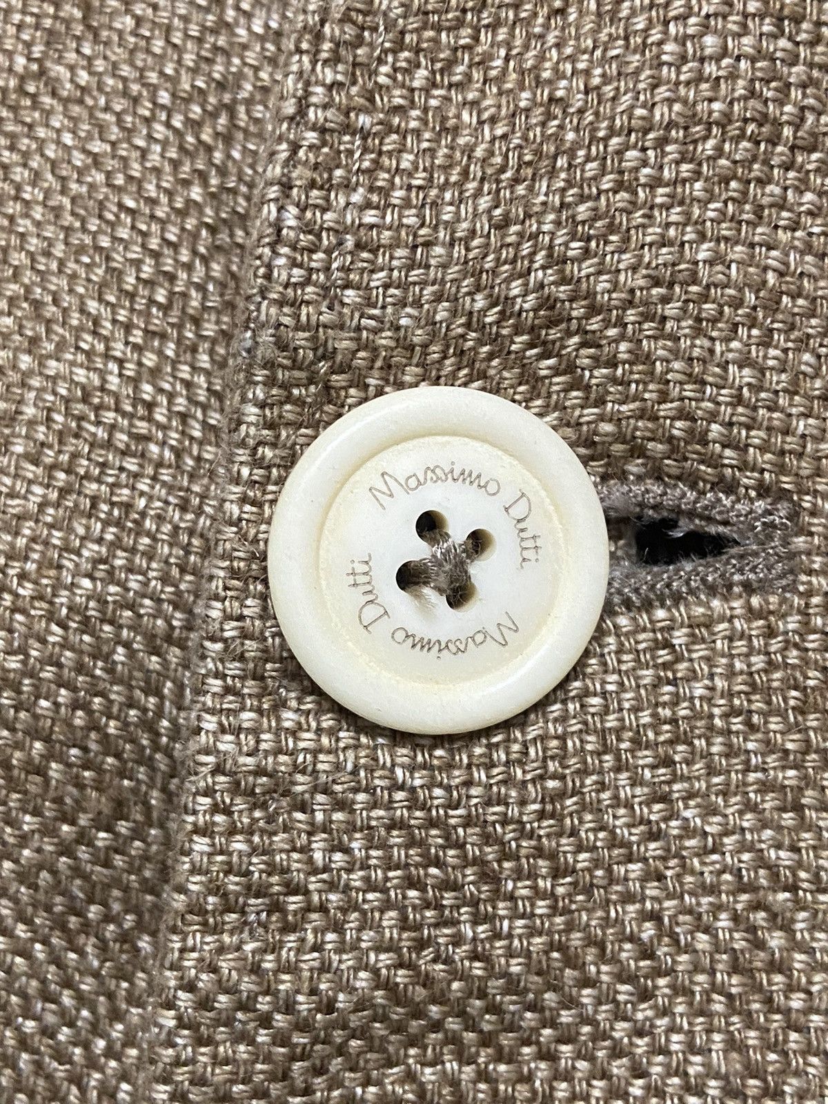 Massimo Dutti Massimo Dutti Exrafine Linen Blazer Jacket Size 46R - 4 Thumbnail
