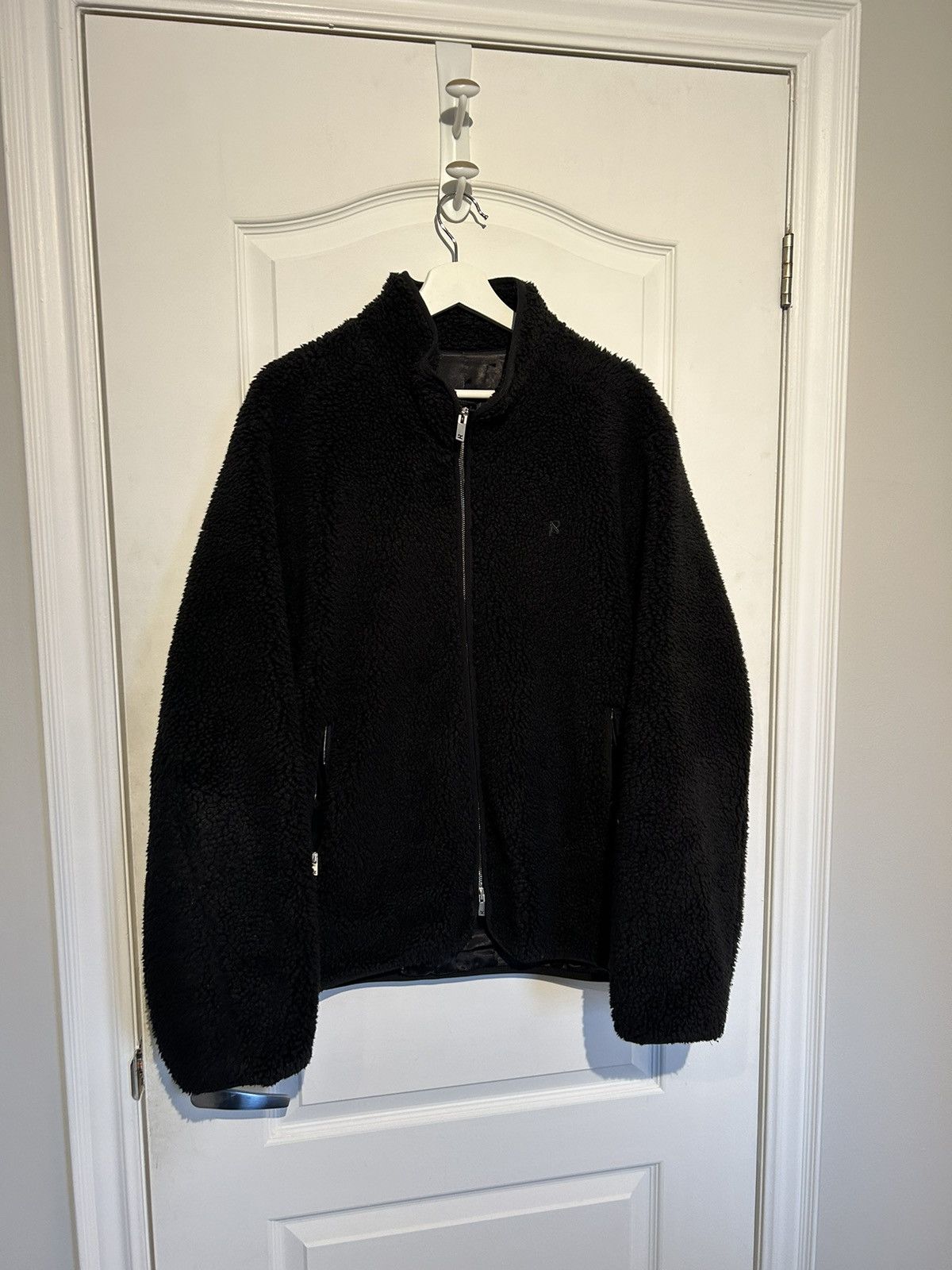 image of Represent Clo Fleece Jacket, Black, Xl, Men's