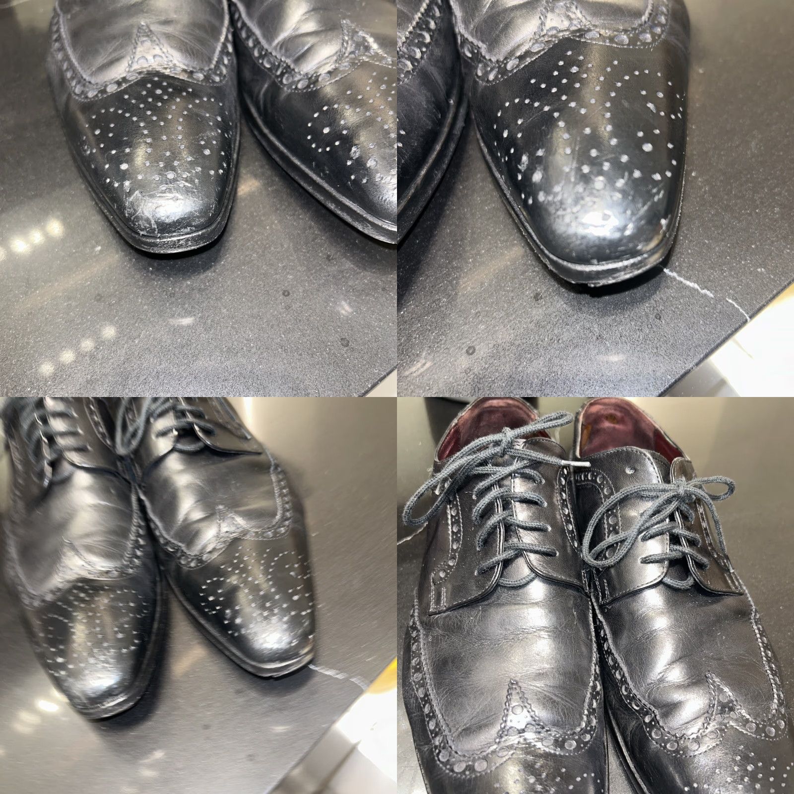 Dolce & Gabbana VINTAGE Dolce&Gabbana Pointed Wingtip Oxford Shoes Oxfords Dress Men 8 US 42 EUR Black Size US 8 / EU 41 - 10 Thumbnail