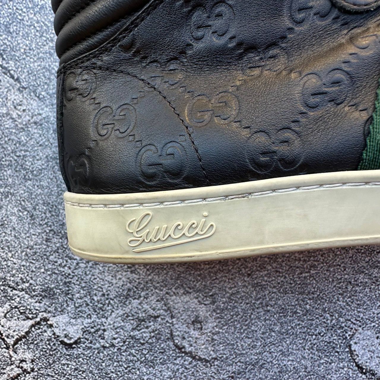 Gucci Gucci sneakers leather hi top Size US 7 / EU 40 - 5 Thumbnail