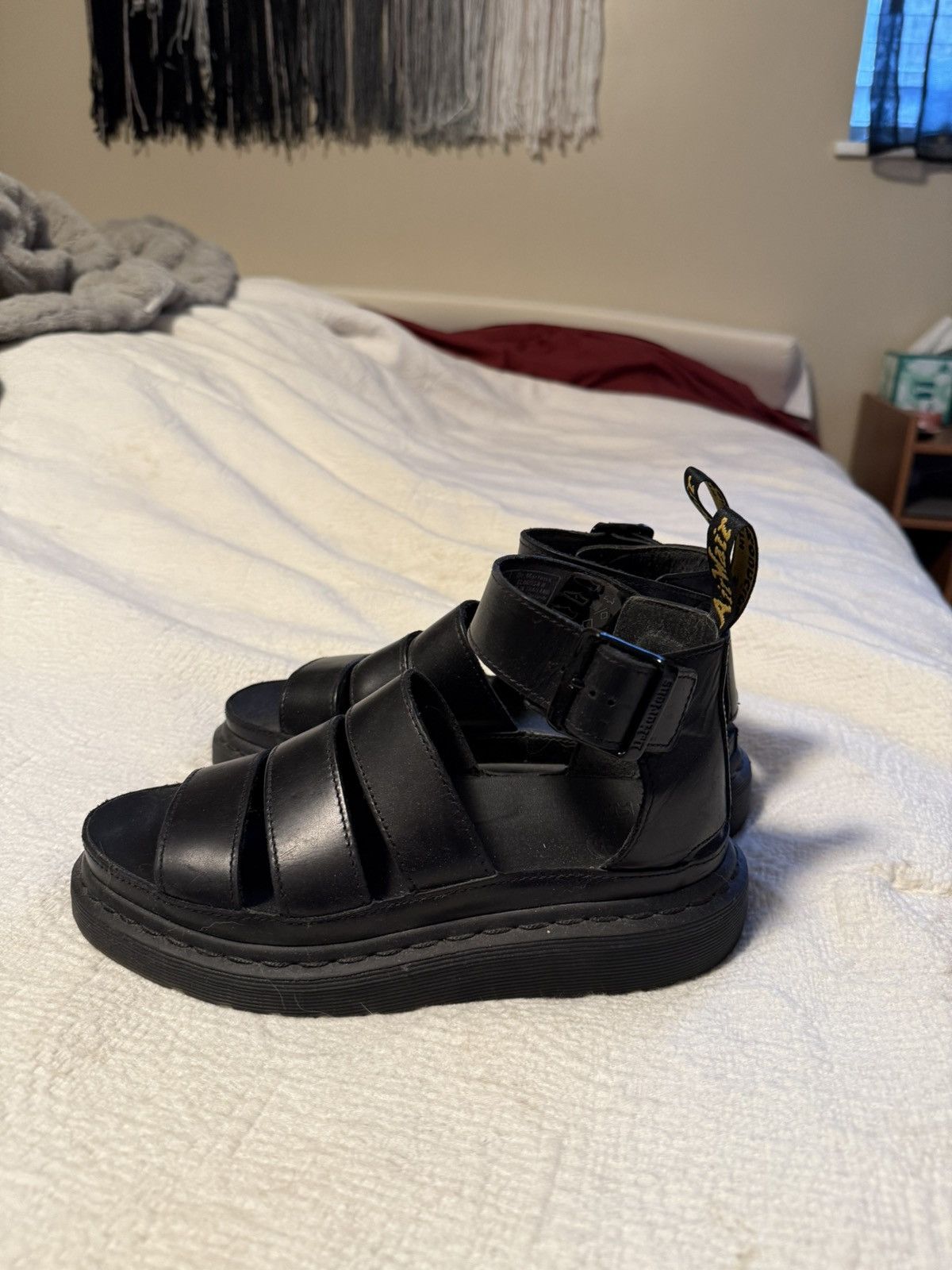 Dr. Martens Dr Martens black sandals Size US 7 / IT 37 - 4 Thumbnail