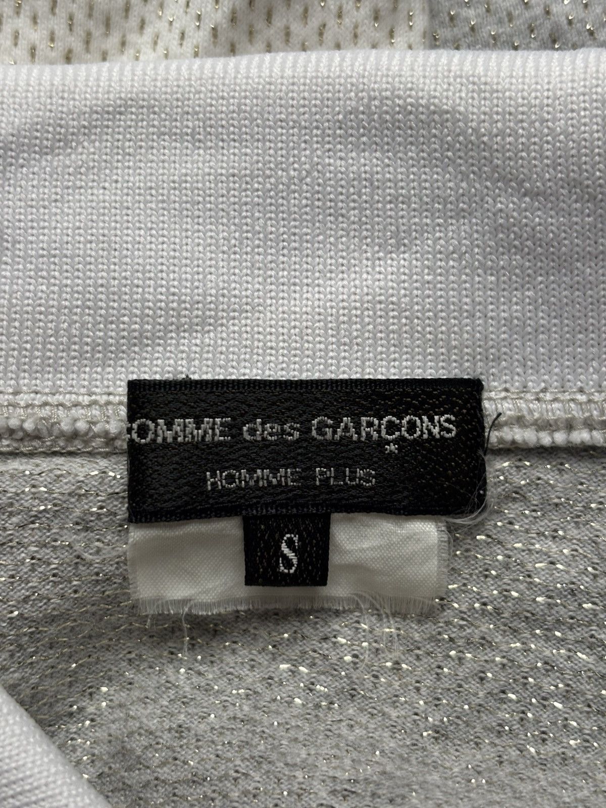 Comme des Garcons Homme Plus SS07 Golden Boy Glitter Polo Shirt Size US S / EU 44-46 / 1 - 3 Thumbnail