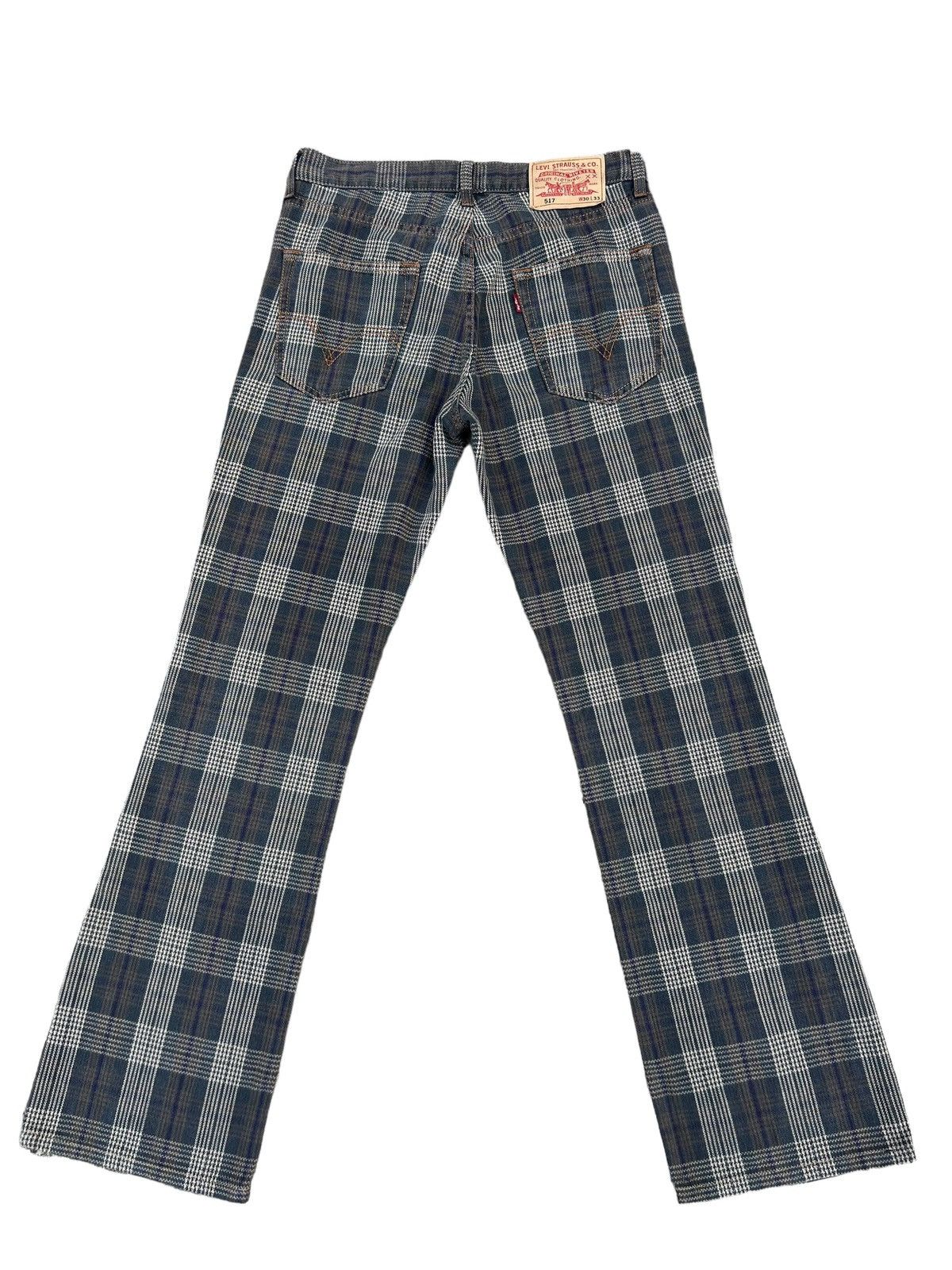 Levi's Vintage 2005 Levi’s 517 Checkered Bootcut Jeans Size US 30 / EU 46 - 12 Thumbnail