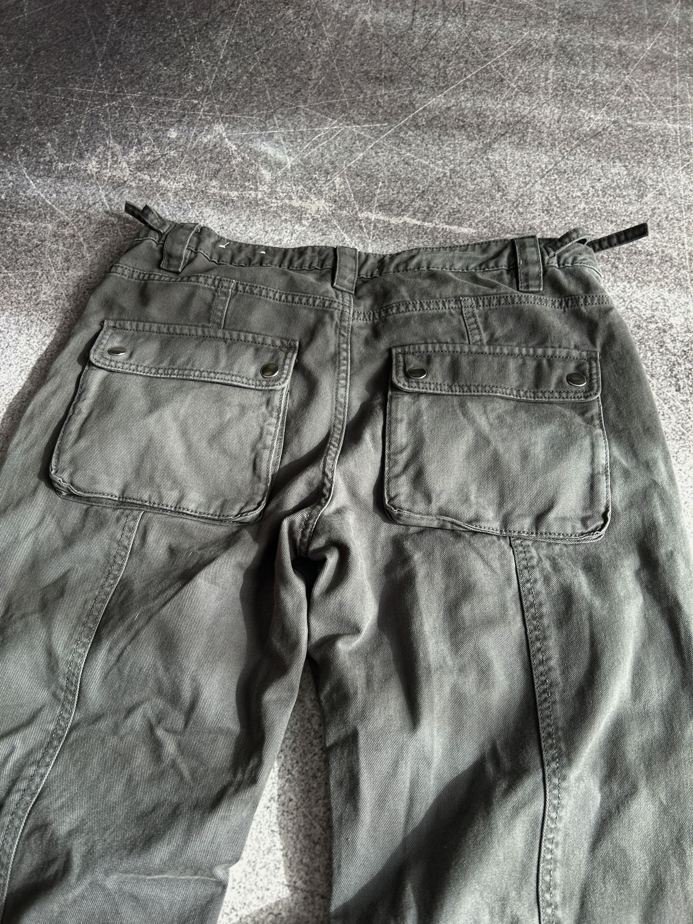 Yohji Yamamoto Y2K Cargo Pants Multi Pocket Tactical Wide Fit Dark Grey Size US 32 / EU 48 - 6 Thumbnail