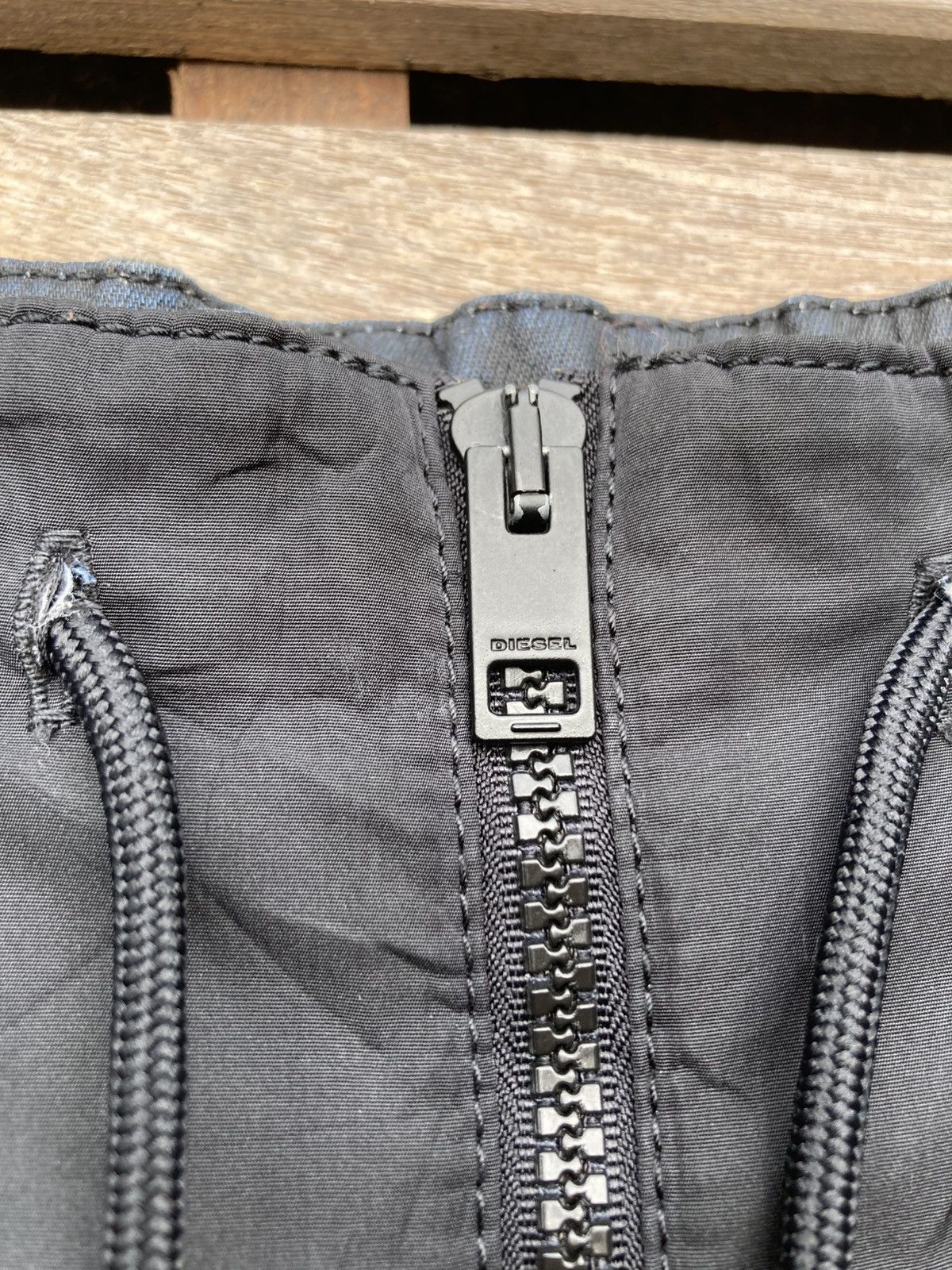 Diesel Diesel Black Cowhide Leather Baggy Pants Size US 28 / EU 44 - 6 Thumbnail