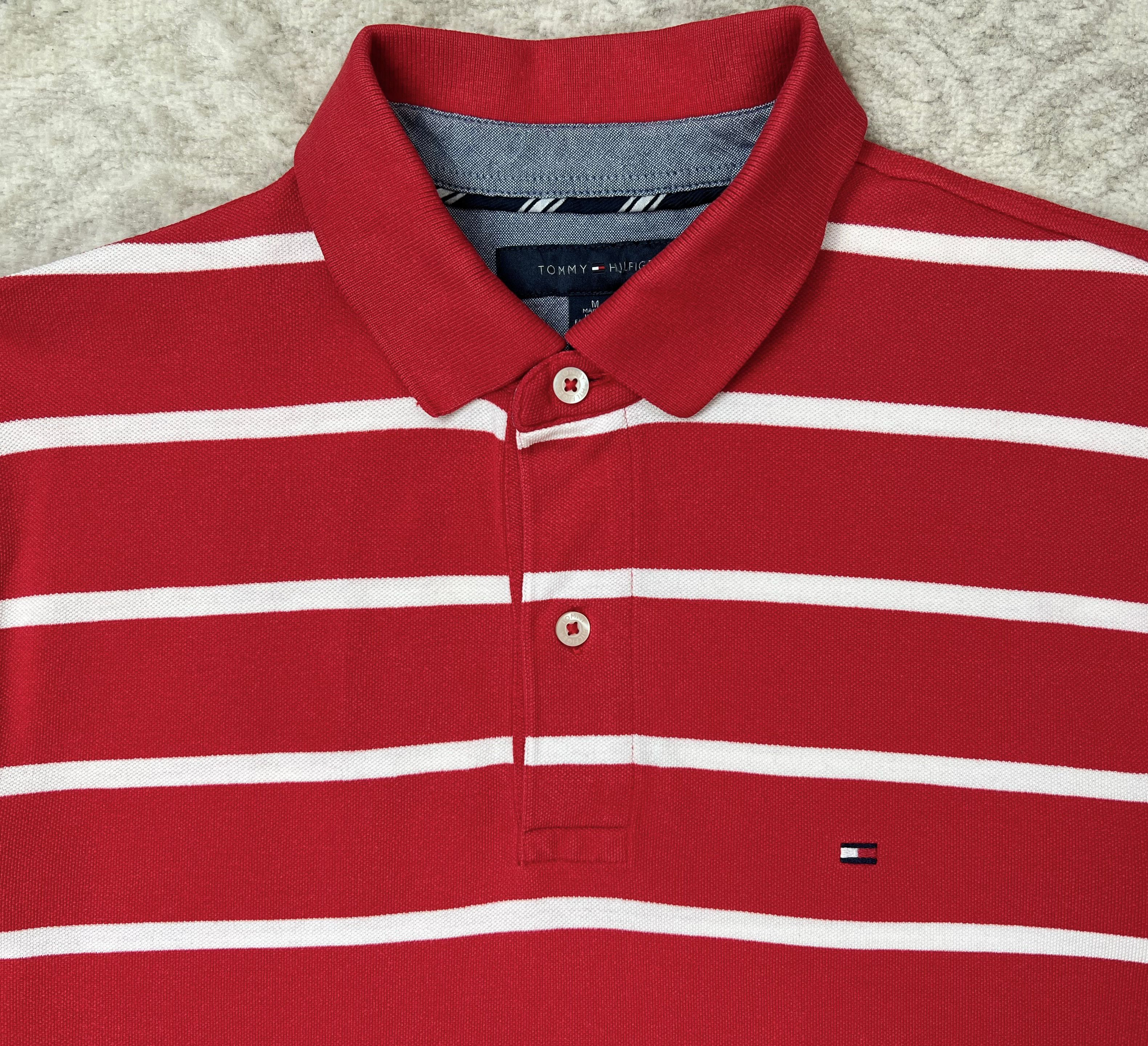 Tommy Hilfiger Tommy Hilfiger Striped Rugby Long Sleeve Polo Shirt M Size US M / EU 48-50 / 2 - 5 Thumbnail