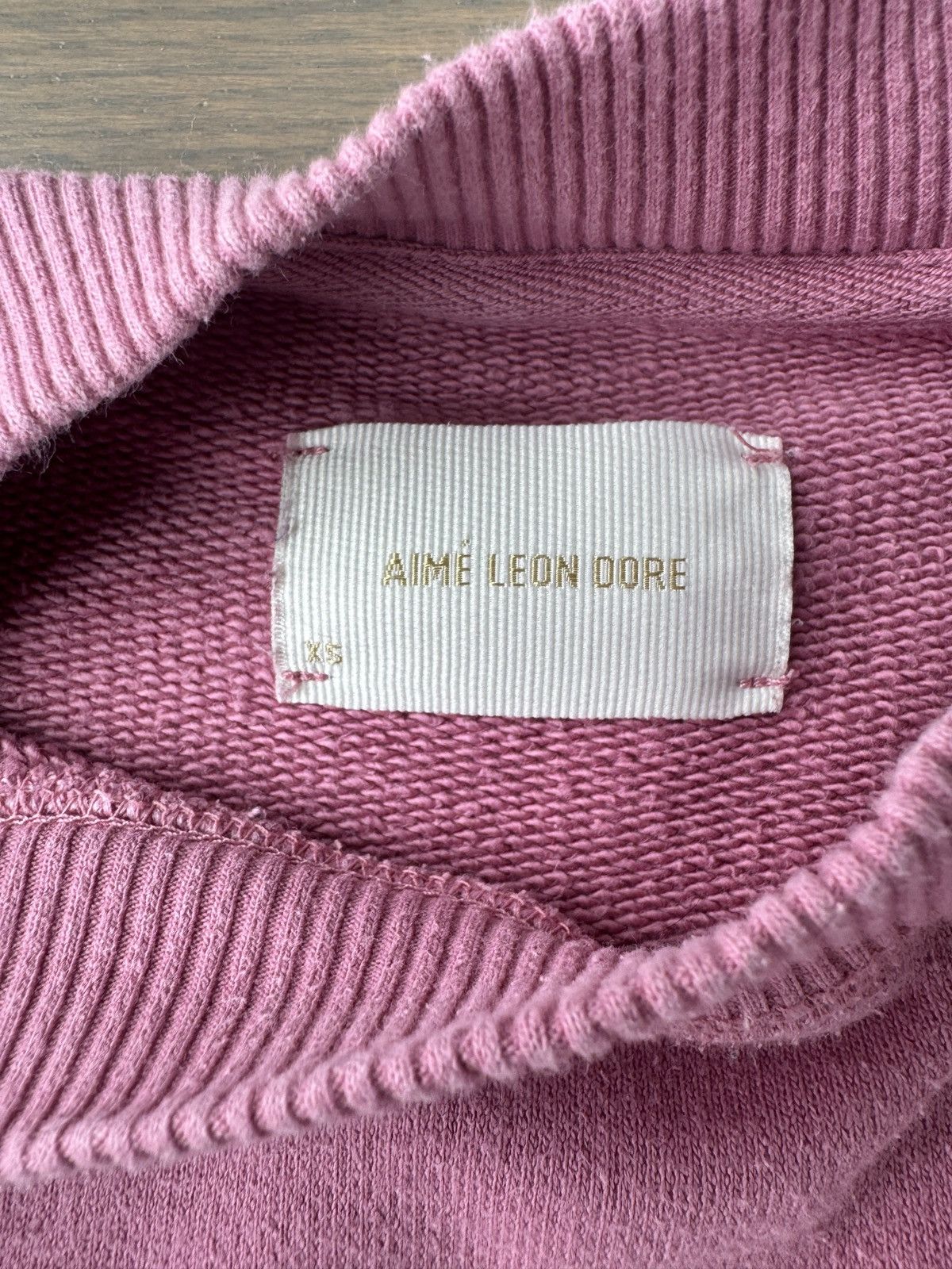 Aime Leon Dore Aimè Leon Dore Crewneck XS - Mauve Size US XS / EU 42 / 0 - 3 Thumbnail