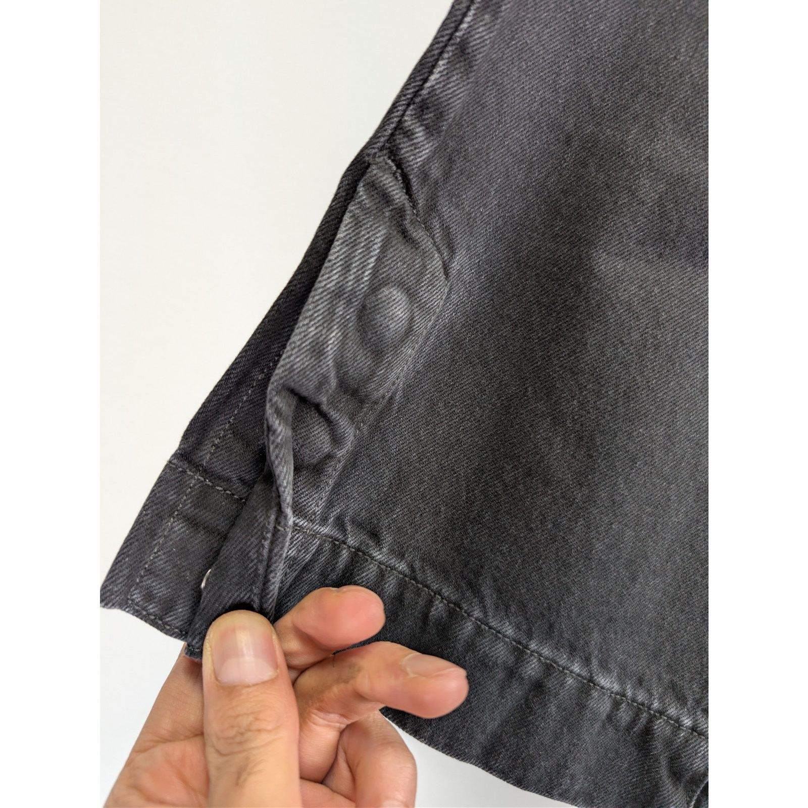 Amiri o1rshd1 Straight Leg Flare Jean Denim in Vintage Black Size US 32 / EU 48 - 8 Thumbnail