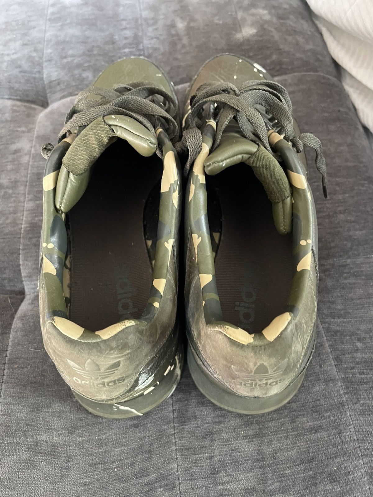 Adidas Adidas Vintage camo paint splatter sneaker Size US 10.5 / EU 43-44 - 4 Thumbnail