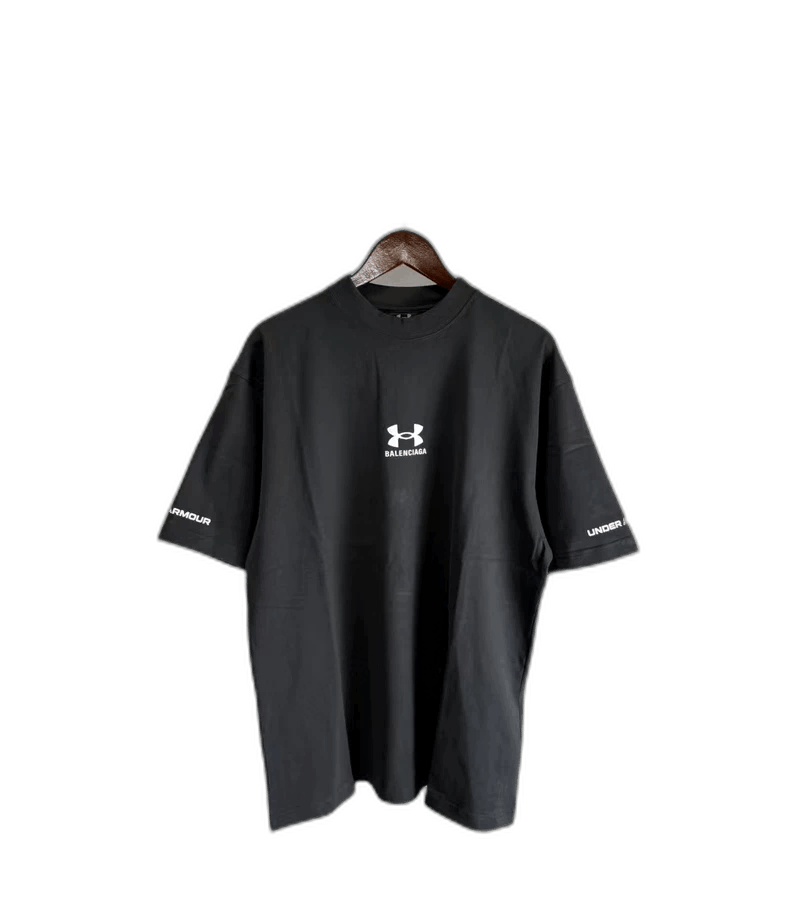 Balenciaga Balenciaga x Under Armour Black Logo TShirt-2506 Size US L / EU 52-54 / 3 - 1 Thumbnail