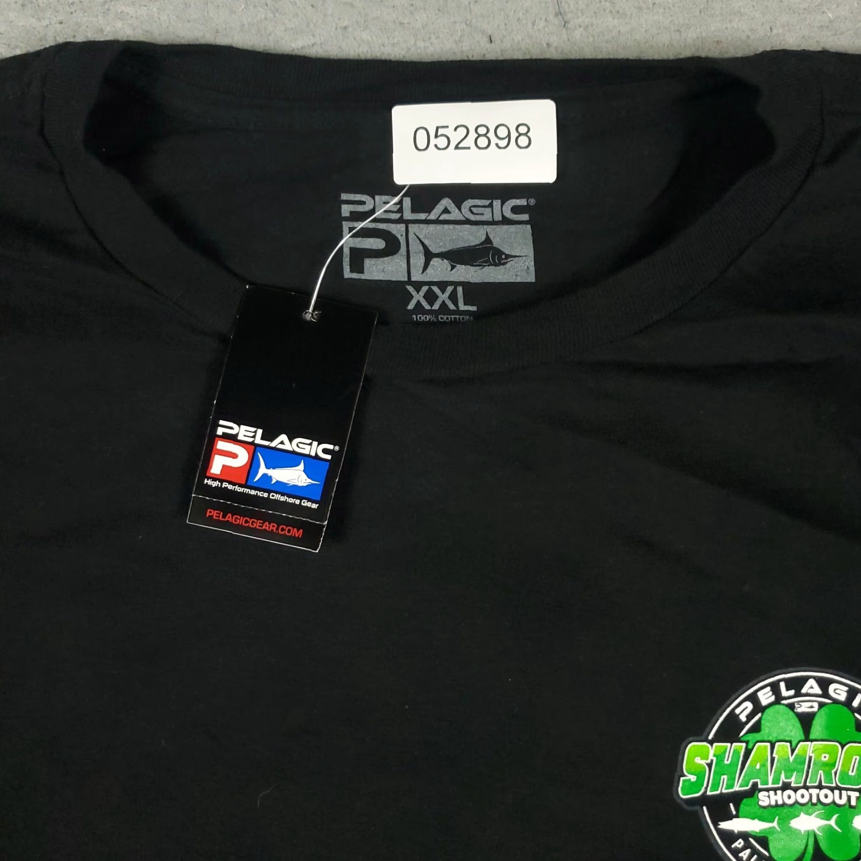 Vintage Pelagic T Shirt Mens Size 2XL Black Palm Beach Shamrock Graphic Long Sleeve Shirt Mens Classic Modern Sports American Size US XXL / EU 58 / 5 - 3 Thumbnail