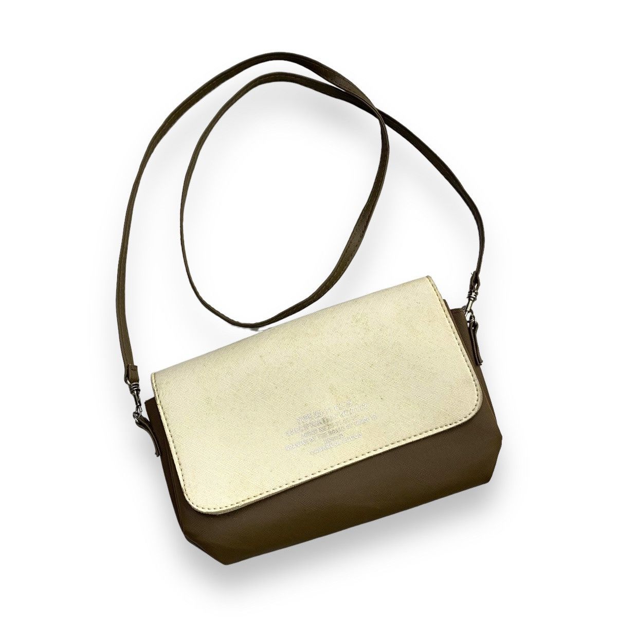 image of Zucca By Cabane De Zucca Type Zu-71 Cz-72 Sling Bag in Brown/White, Women's