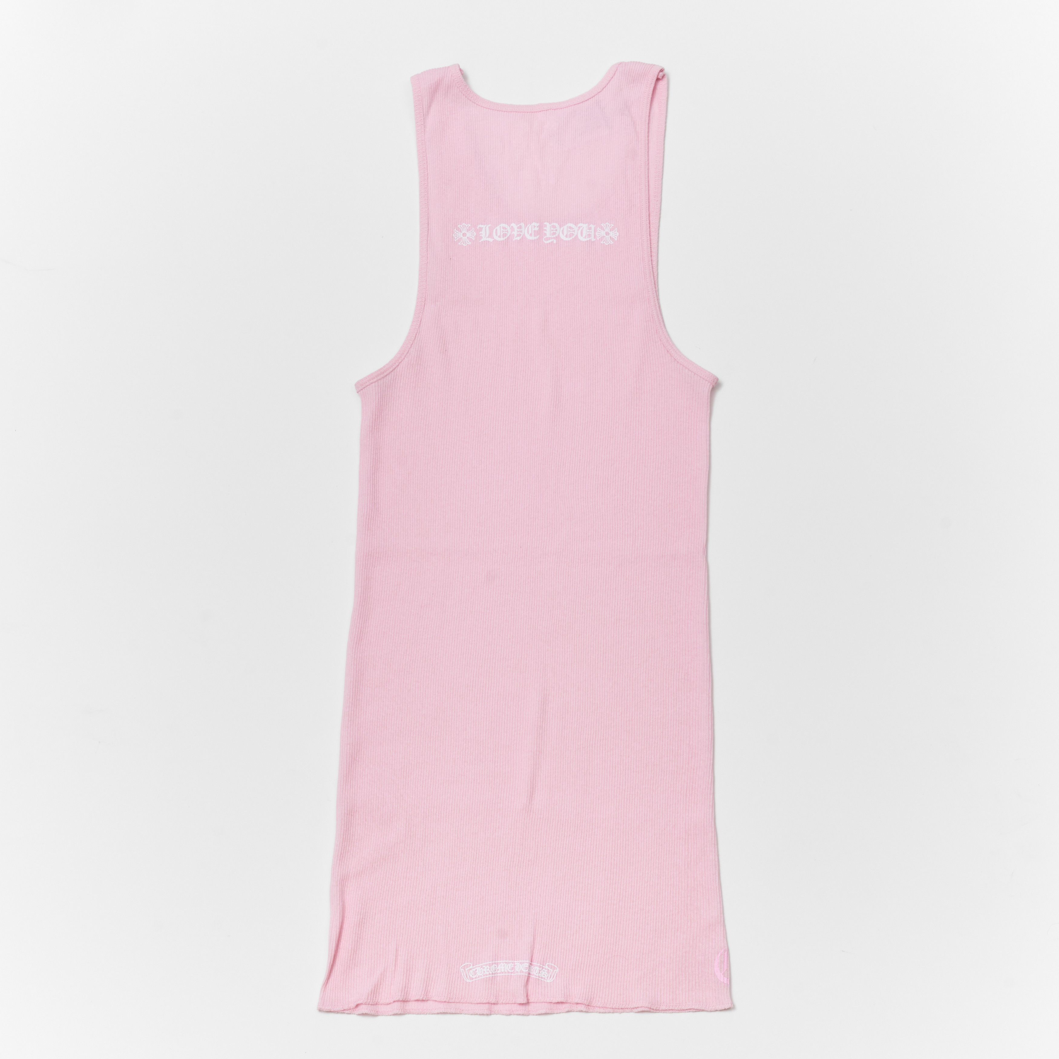 Chrome Hearts CHROME HEARTS SCROLL RIB TANK WHITE Size L / US 10 / IT 46 - 2 Thumbnail