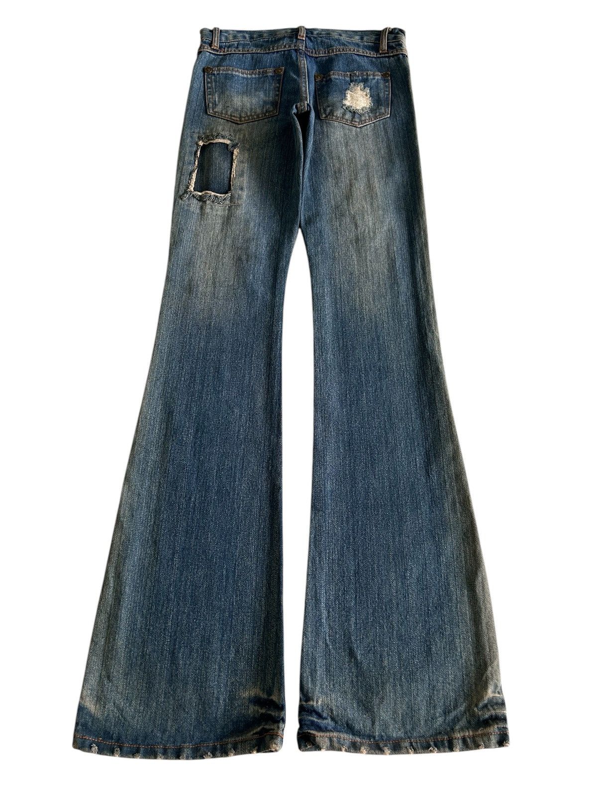 Japanese Brand × Vintage Vintage Japanese ROSA JEANS Patches Distressed Flare Denim Size US 27 - 6 Thumbnail