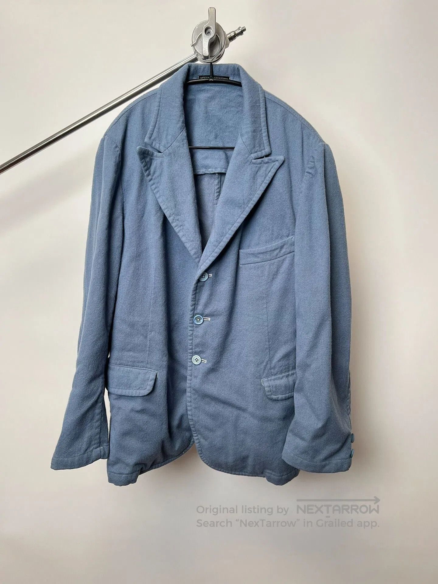 Yohji Yamamoto Yohji Yamamoto Men's Wool Suit Jacket. Size US L / EU 52-54 / 3 - 1 Thumbnail