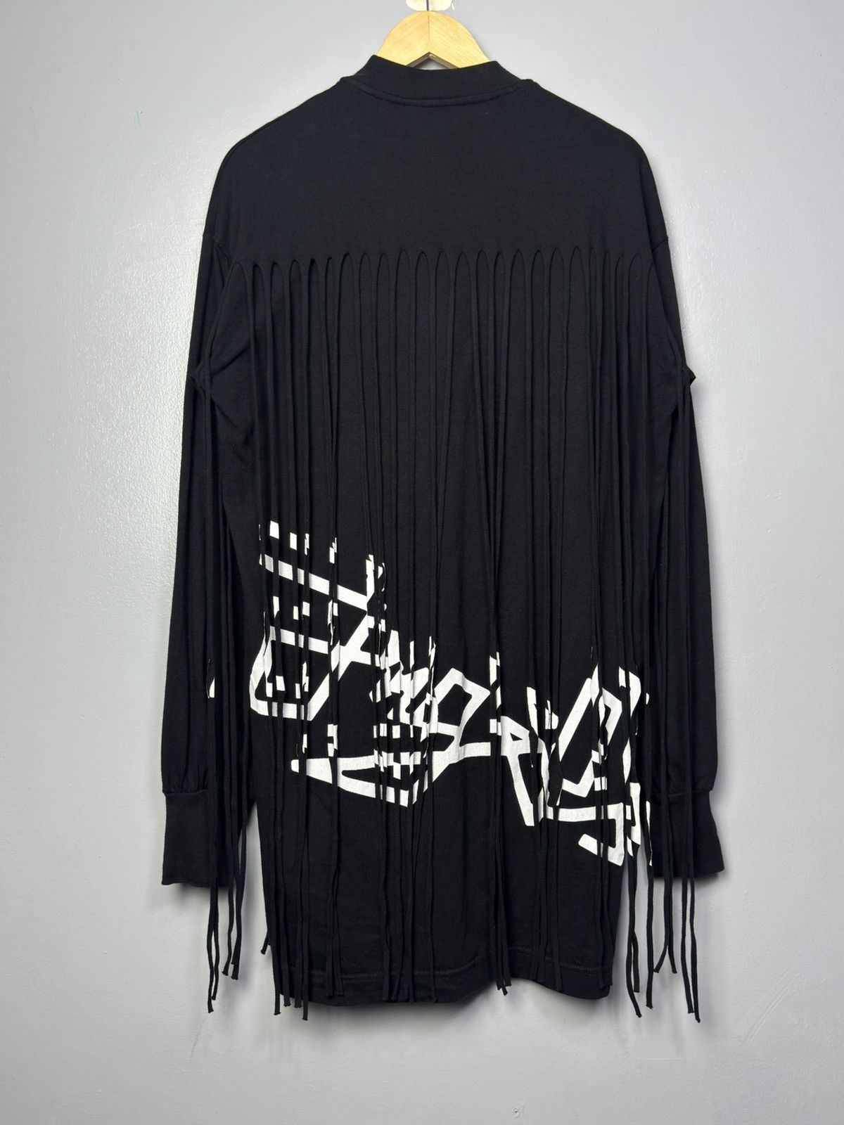 Palm Angels Palm Angels Black Fringed Dress Size S / US 4 / IT 40 - 8 Thumbnail