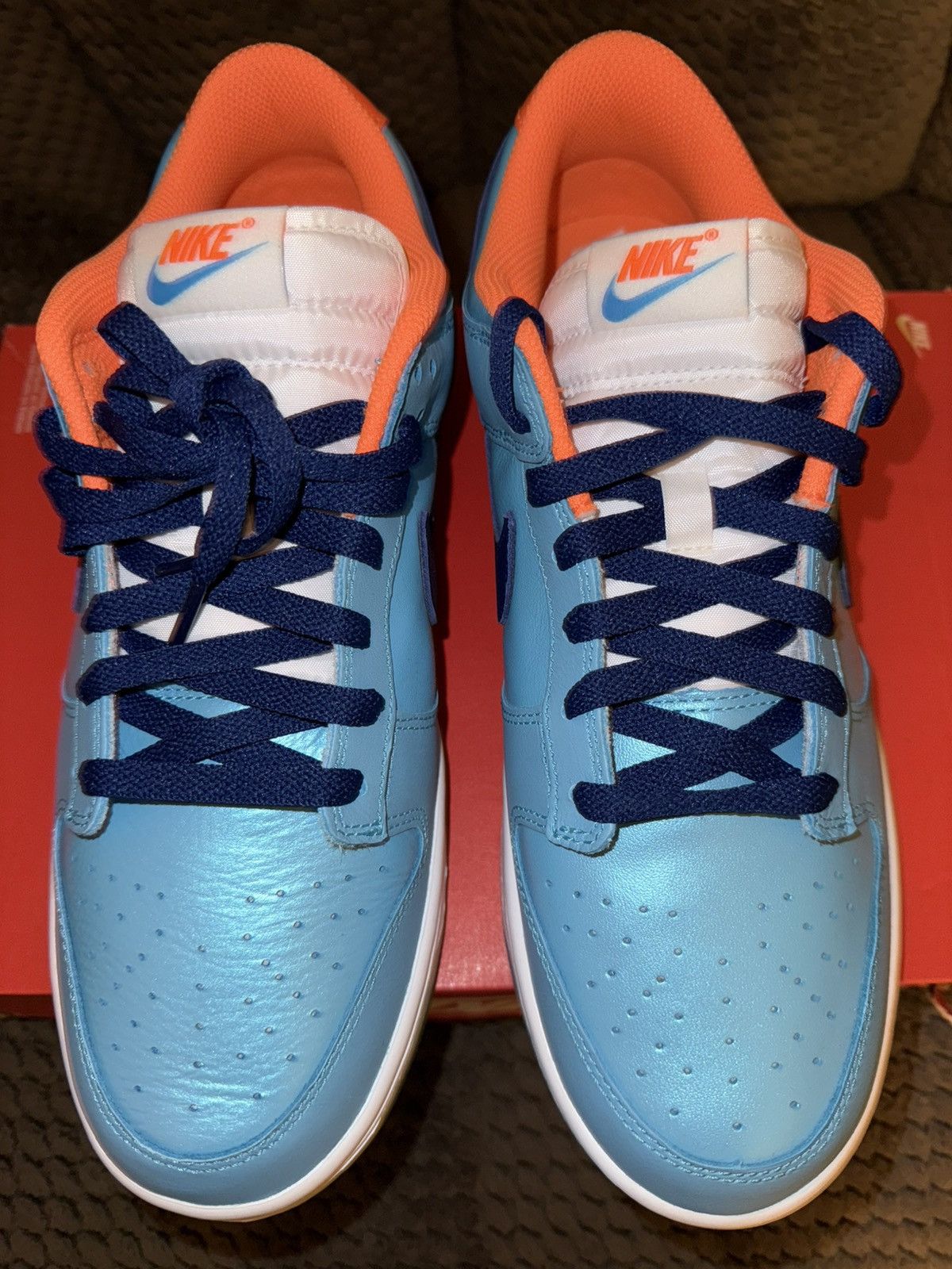 Nike Nike Dunk Low SE “Baltic Blue/Total Orange” NEW! box-no lid Size US 9.5 / EU 42-43 - 11 Thumbnail