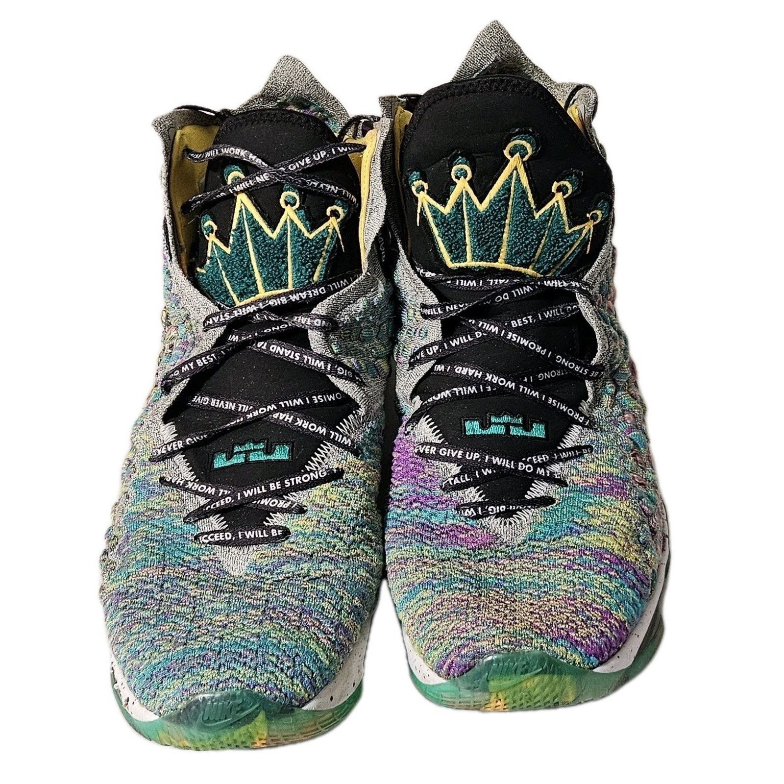 Nike Nike LeBron LN4 17 I Promise Sz 17 (CD5052-300) Multicolor Size US 15 / EU 48 - 3 Thumbnail