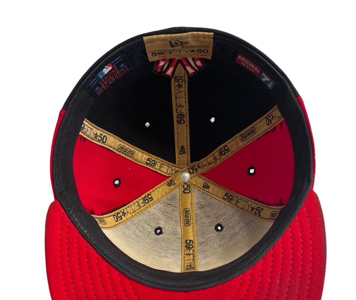 New Era × Vintage New York Yankees 7 1/8 New Era Fitted Hat Y2K Lebron James Size ONE SIZE - 6 Thumbnail
