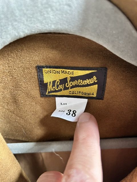 The Real McCoy's The Real McCoy's Japan Moleskin Sports Jacket (NEW) Size US M / EU 48-50 / 2 - 3 Thumbnail