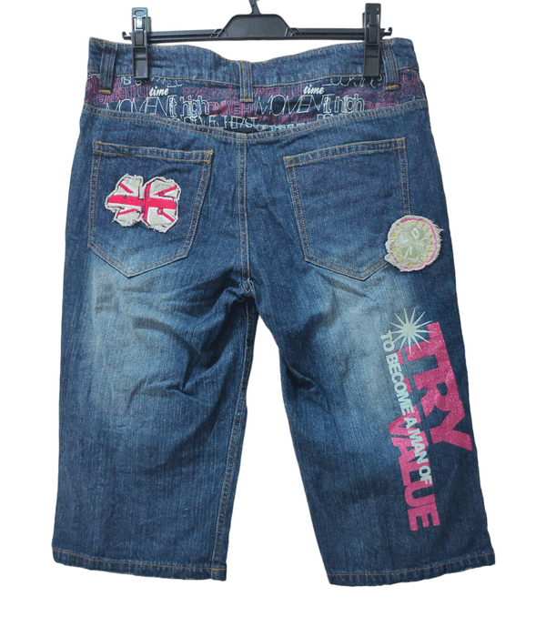 Japanese Brand Nylaus Punk Style Patches Short Pants | Grailed