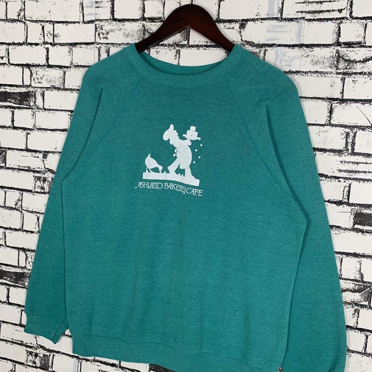 Designer × Vintage Vintage Ashlano Bakery Cafe Made in Usa Sweatshirt Crewneck Size US L / EU 52-54 / 3 - 3 Thumbnail