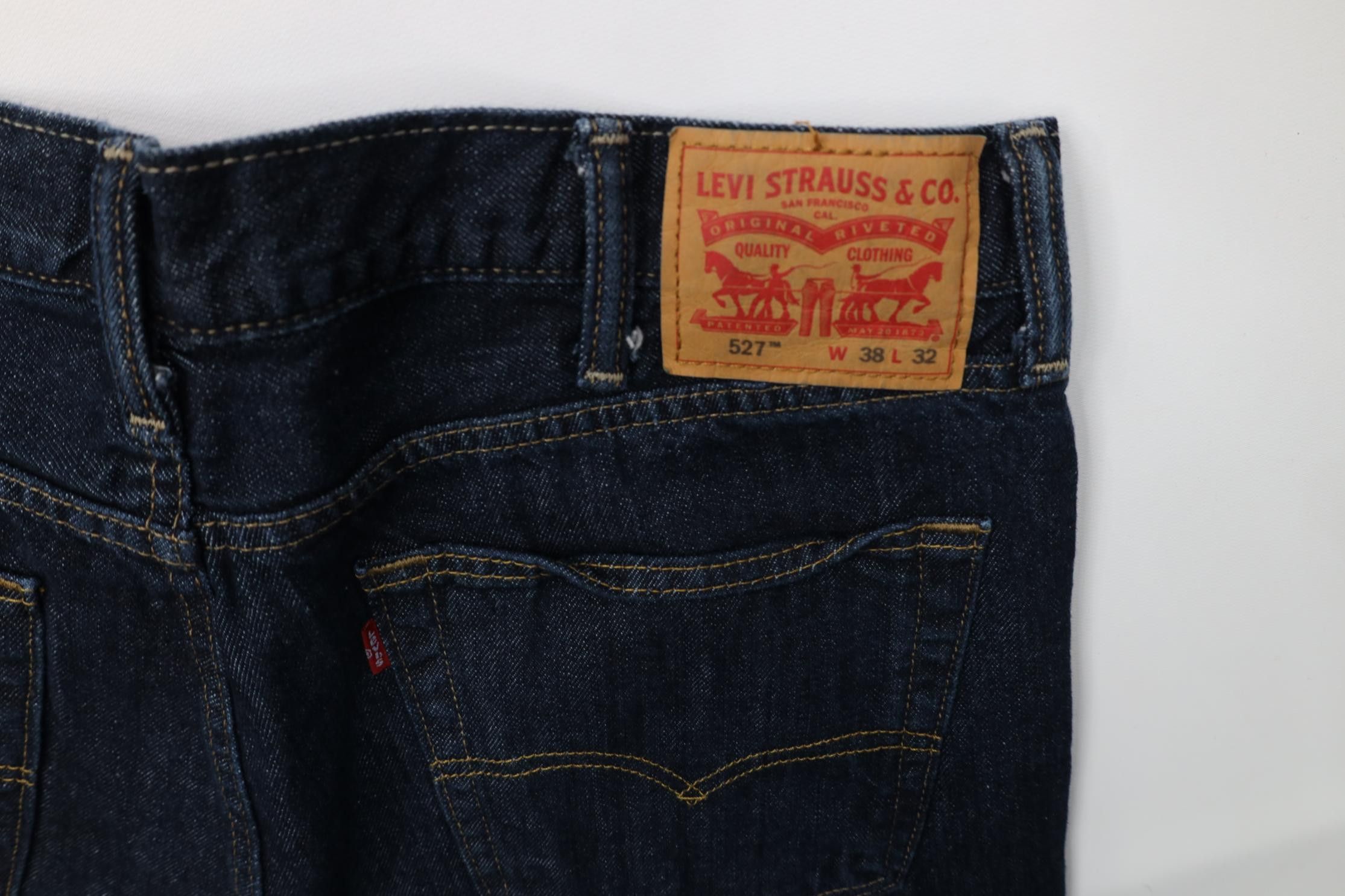 Levi's Vintage Y2K Levis 527 Western Wide Leg Bootcut Jeans Blue Size US 38 / EU 54 - 12 Thumbnail