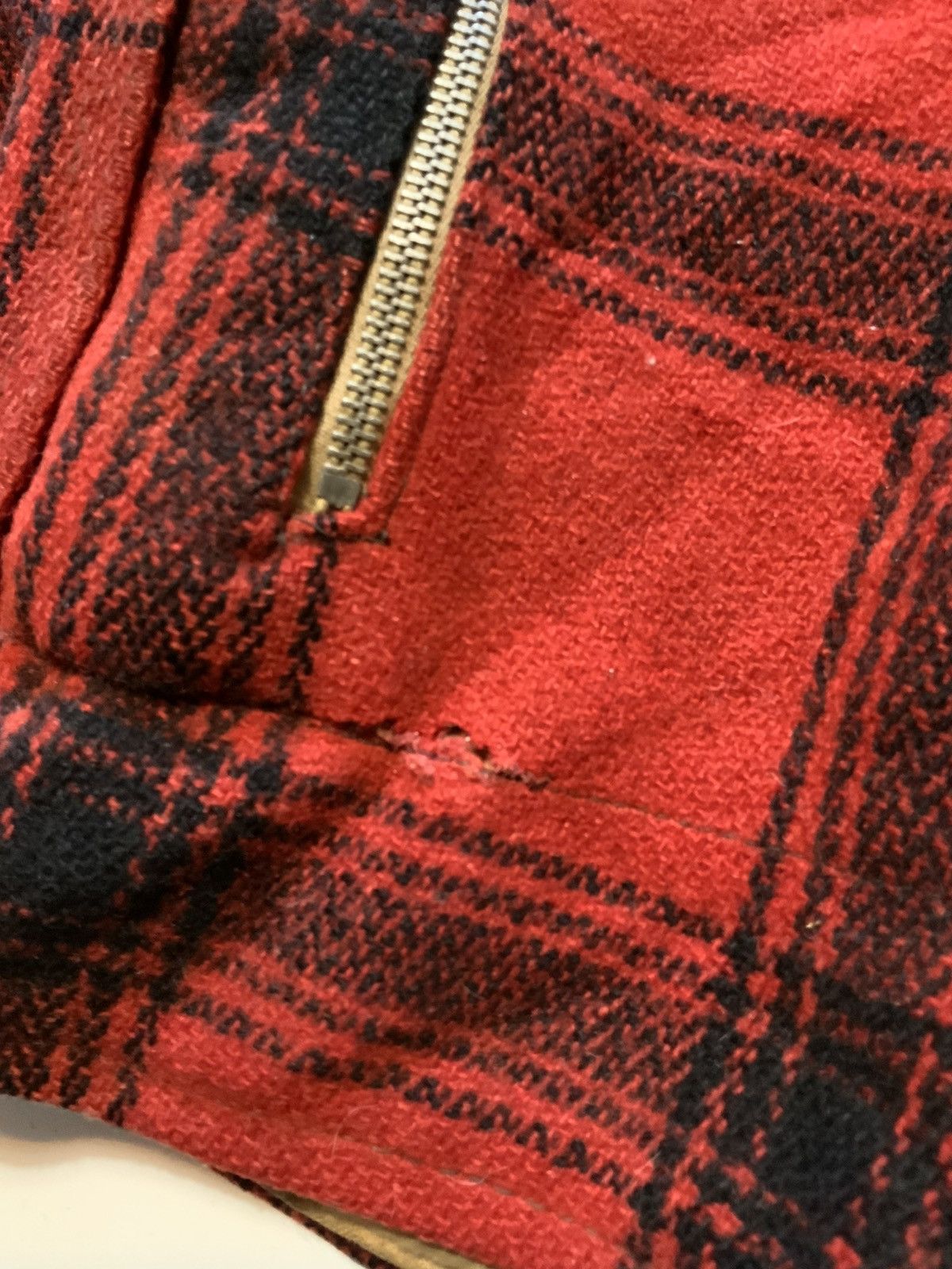 Vintage Vintage 40s 50s Buffalo Plaid Wool Mackinaw Jacket Coat Size US S / EU 44-46 / 1 - 10 Thumbnail