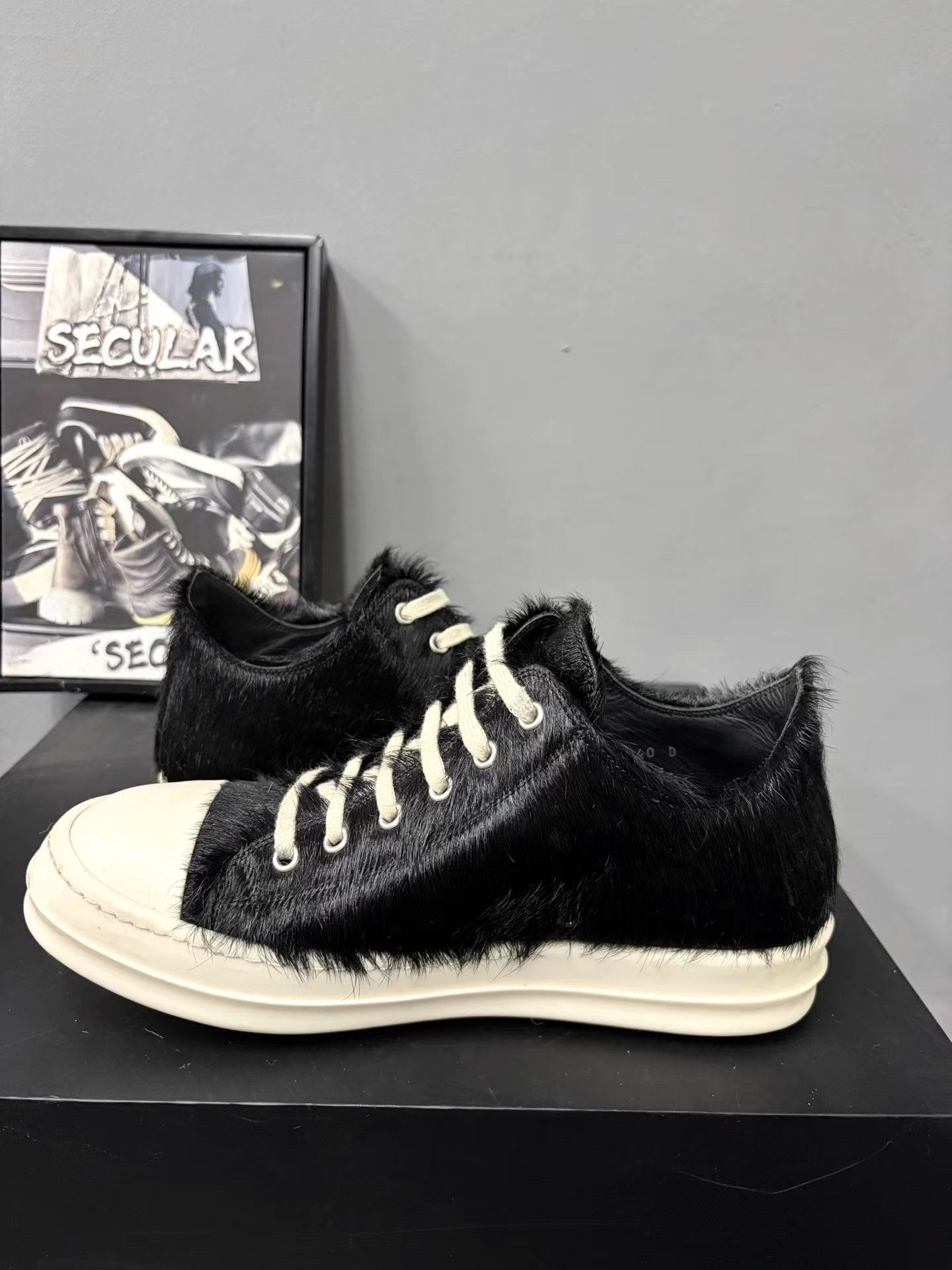 Rick Owens Rick Owens Mainline Horsehair Sneakers K34 Size US 7 / EU 40 - 5 Thumbnail