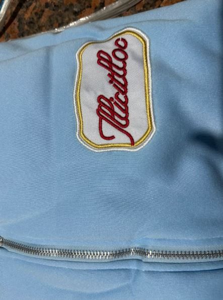Other Blue embroidered, y2k zip-up hoodie Size US S / EU 44-46 / 1 - 3 Thumbnail