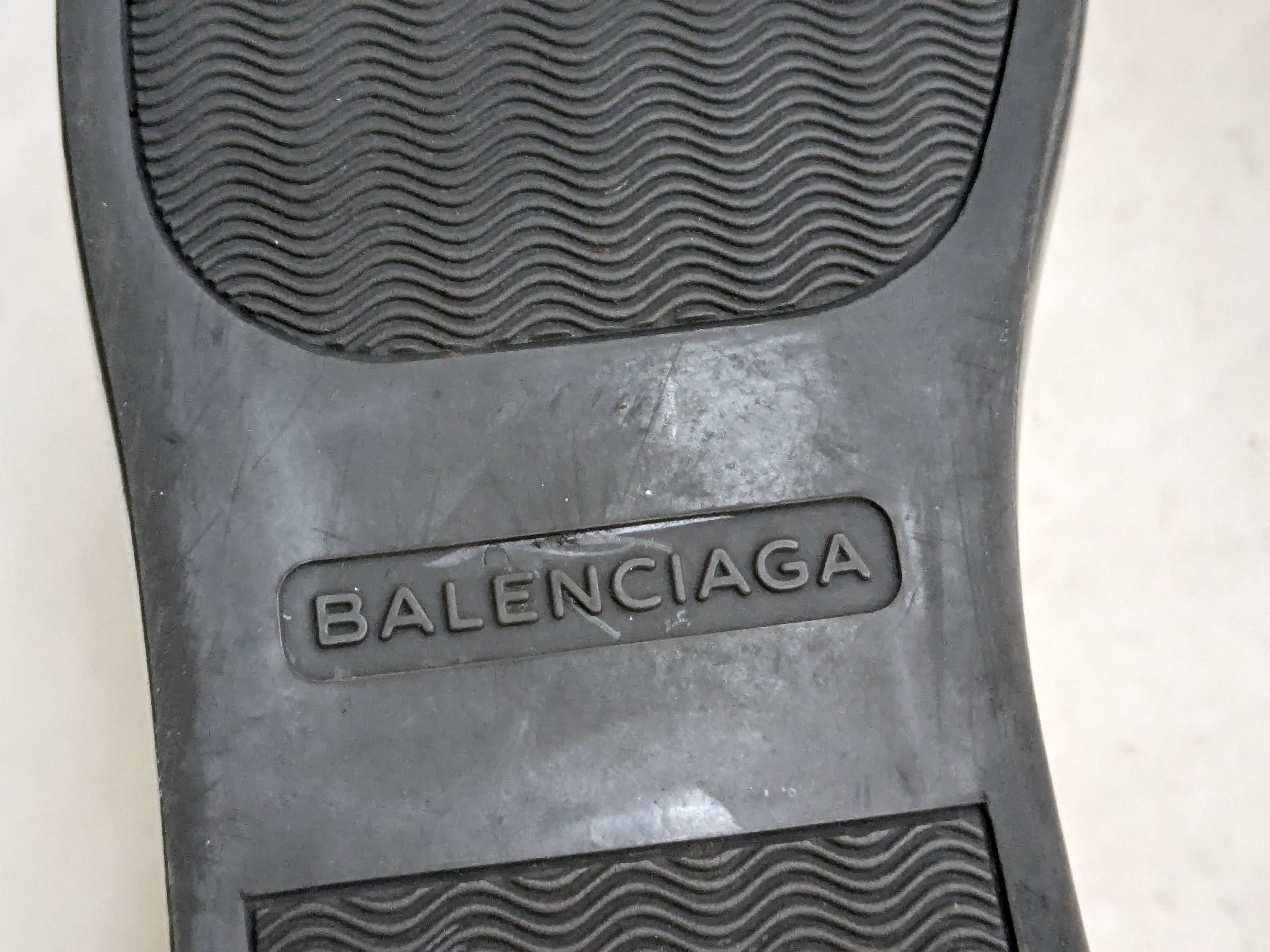 Balenciaga Balenciaga Arena Gray 14 Leather High Tops Size US 14 / EU 47 - 17 Thumbnail