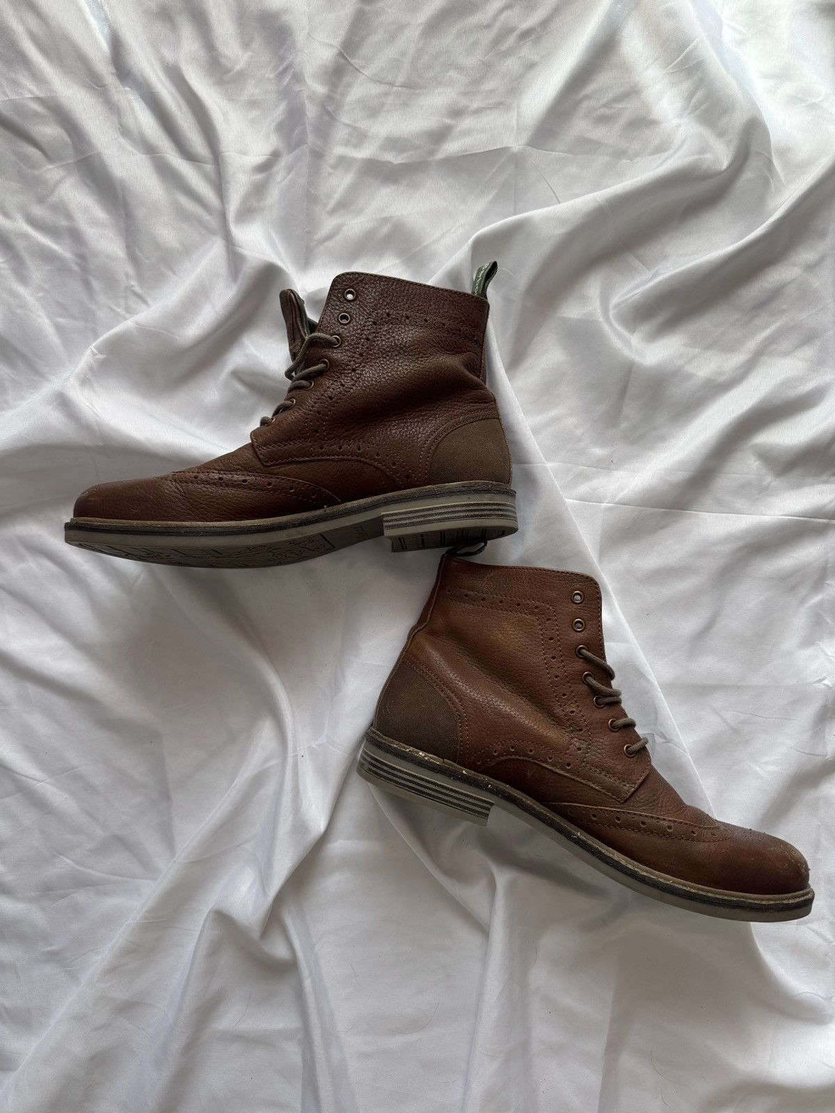 Barbour Barbour Belsay Brogue Ankle Boots Size US 11 / EU 44 - 5 Thumbnail