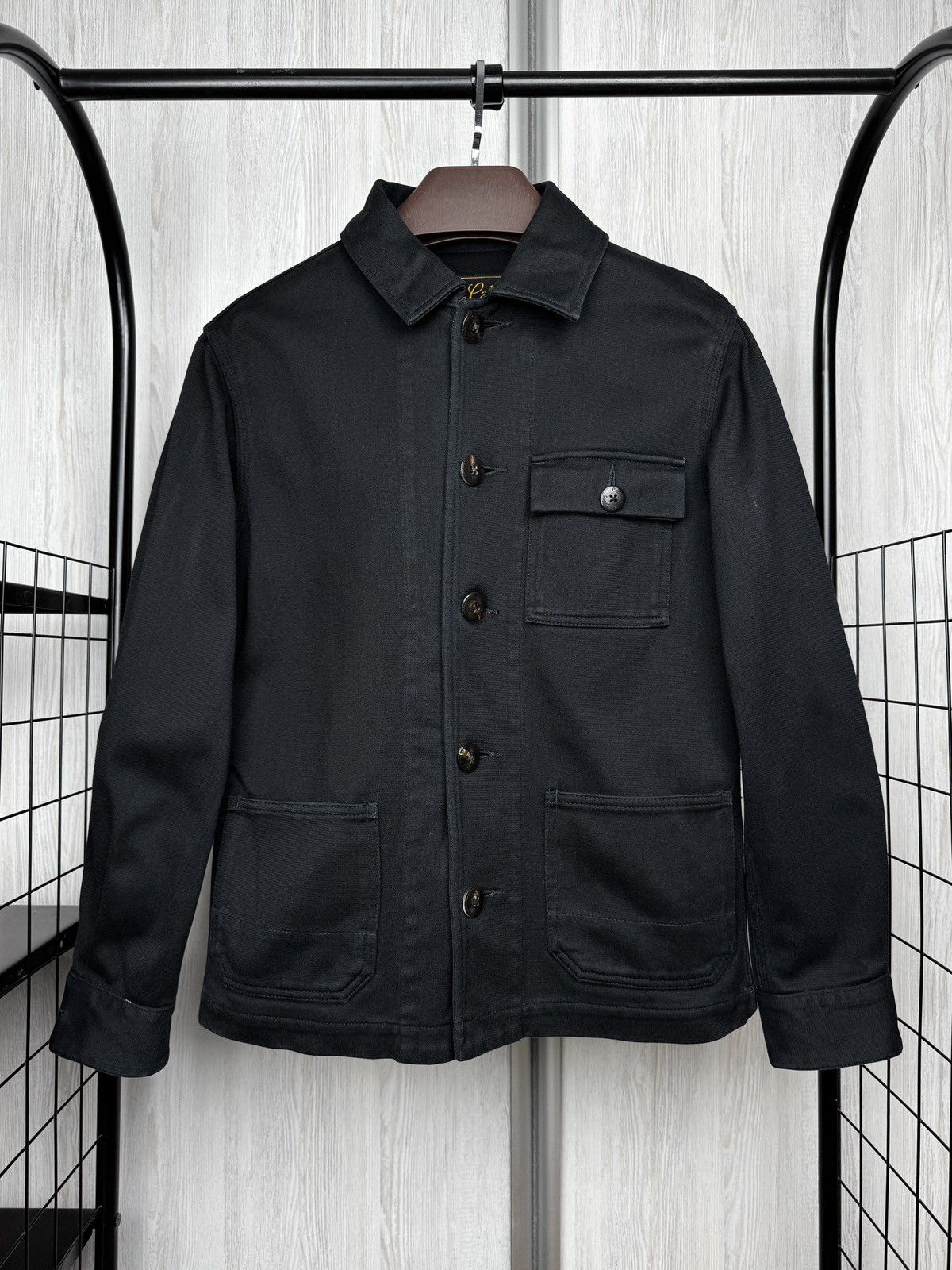 Other The Calee Coverall Cotton Work Chore Black Japanese jacket Size US S / EU 44-46 / 1 - 2 Thumbnail
