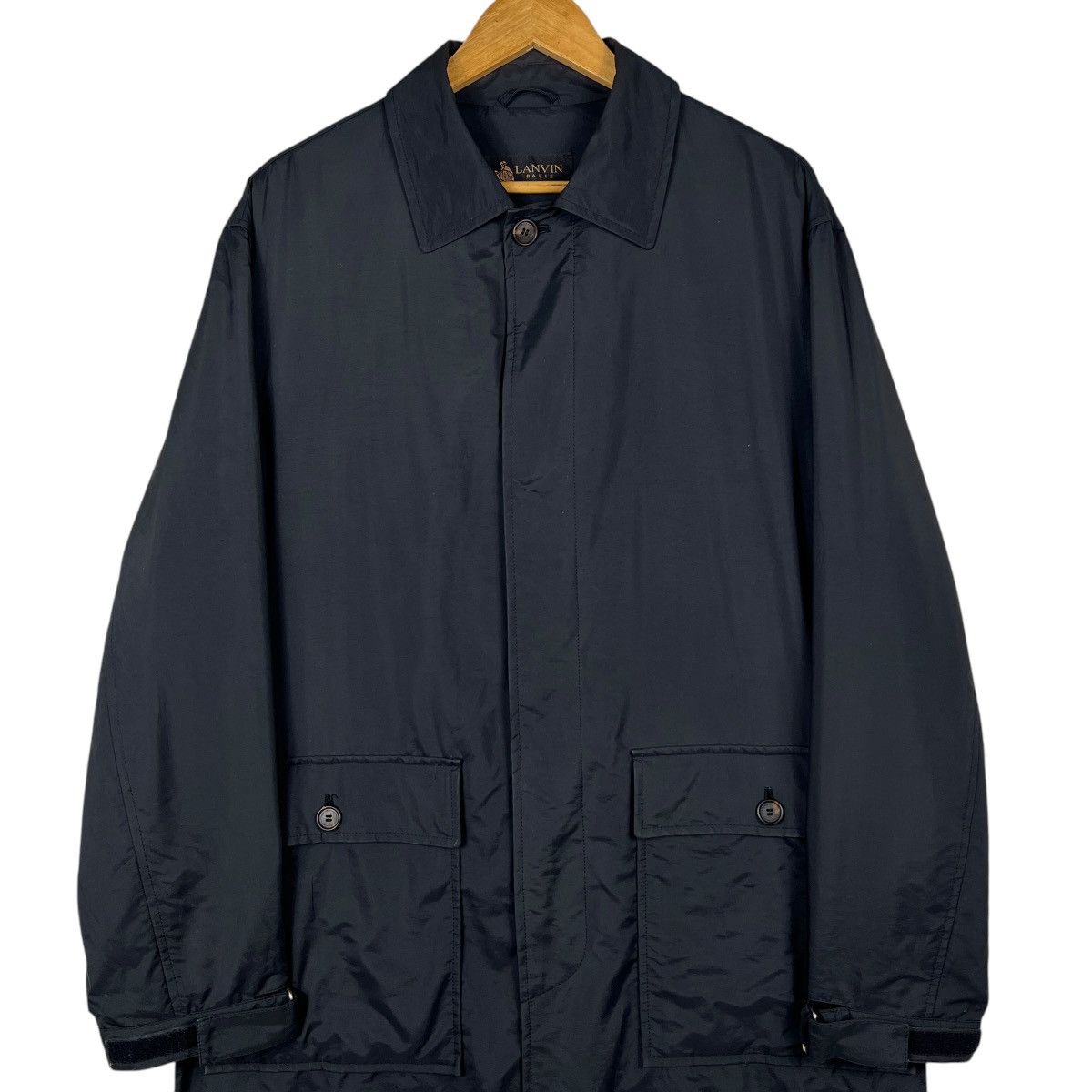 Lanvin Lanvin Paris oiled Coat Jacket Made In Italy Size US M / EU 48-50 / 2 - 5 Thumbnail