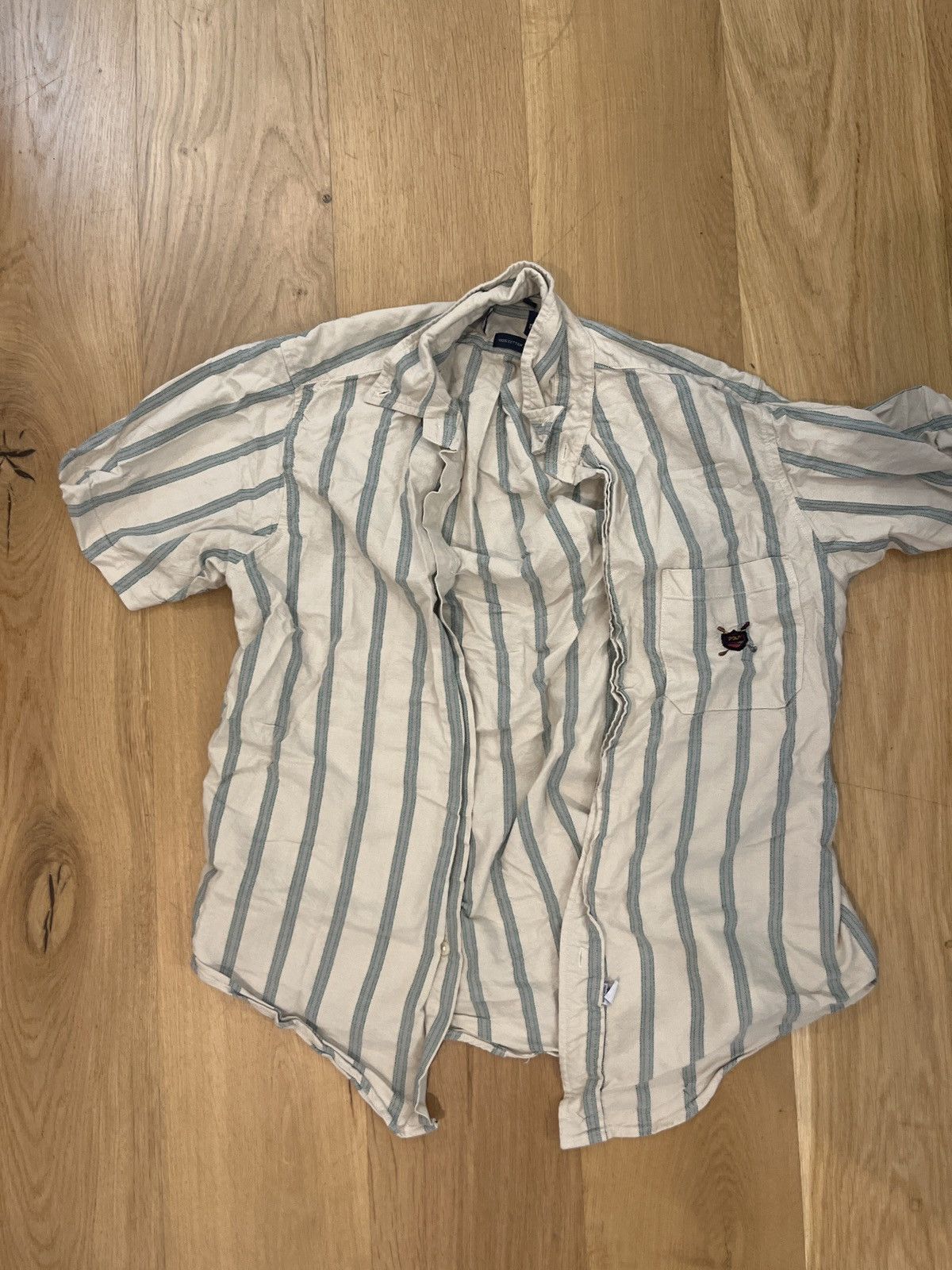 Polo Ralph Lauren Vintage Striped Polo Button Up Size US S / EU 44-46 / 1 - 1 Thumbnail