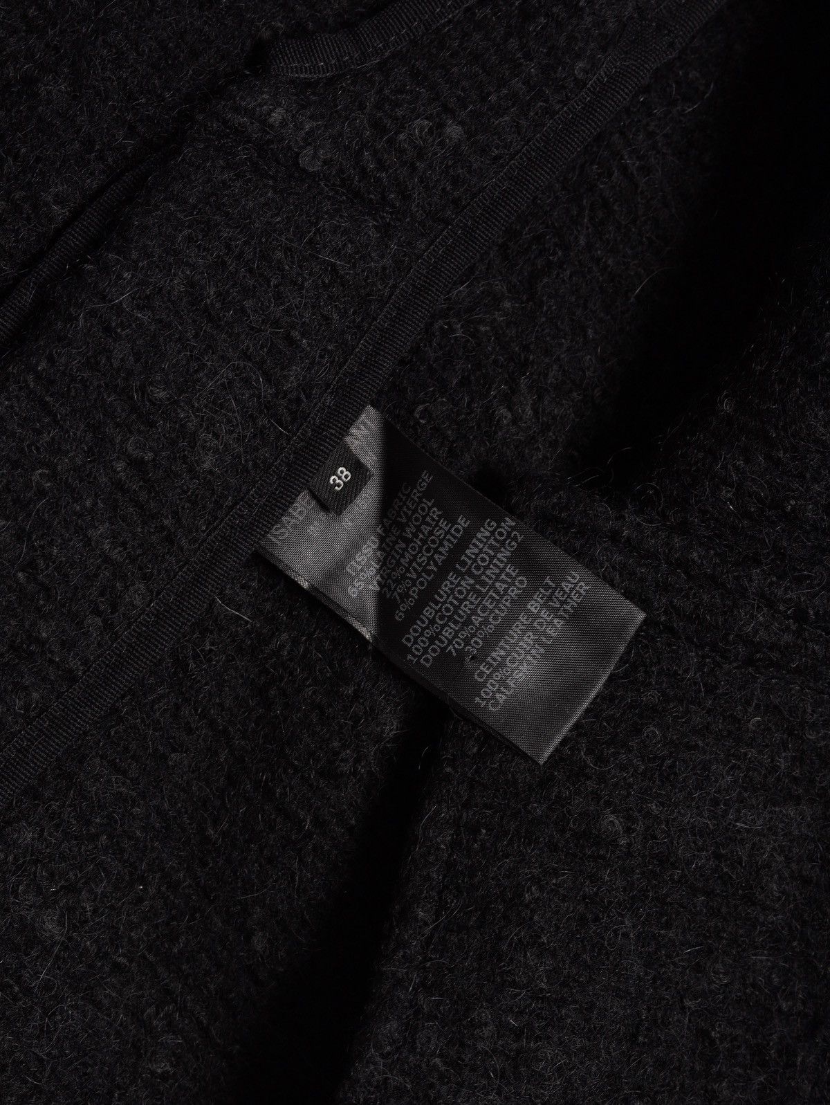 Isabel Marant Isabel Marant Mohair Wool Blazer Jacket Black Size S / US 4 / IT 40 - 7 Thumbnail