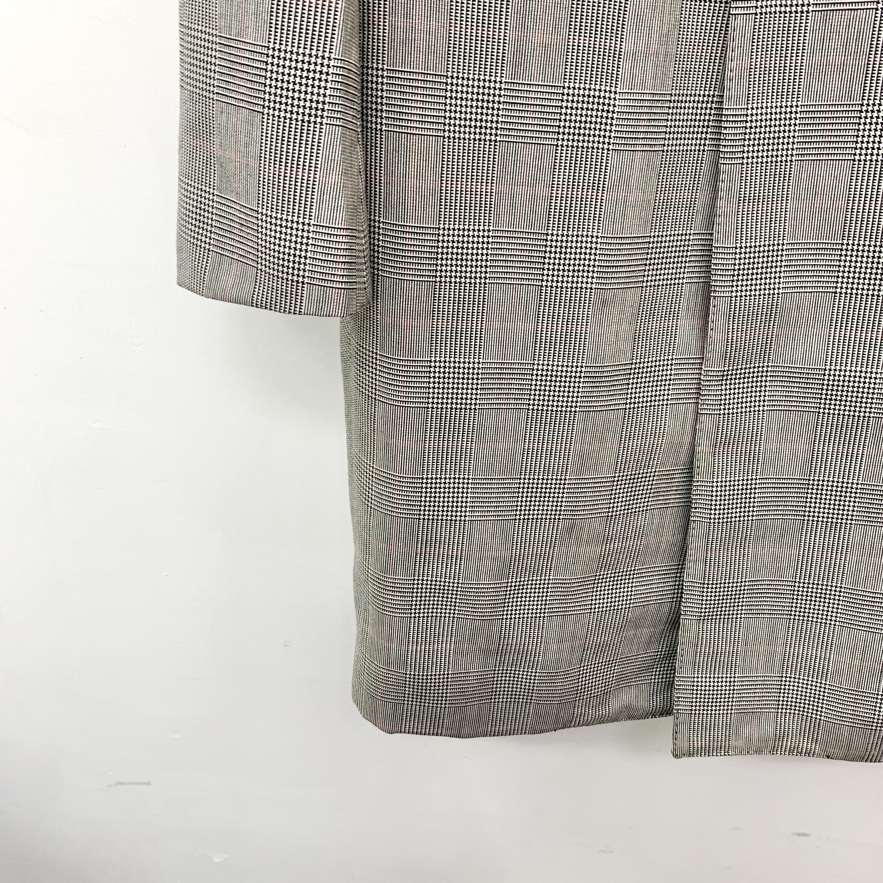 Alexander McQueen Alexander McQueen Grey Plaid Wool Coat (50 L) Size L / US 10 / IT 46 - 5 Thumbnail