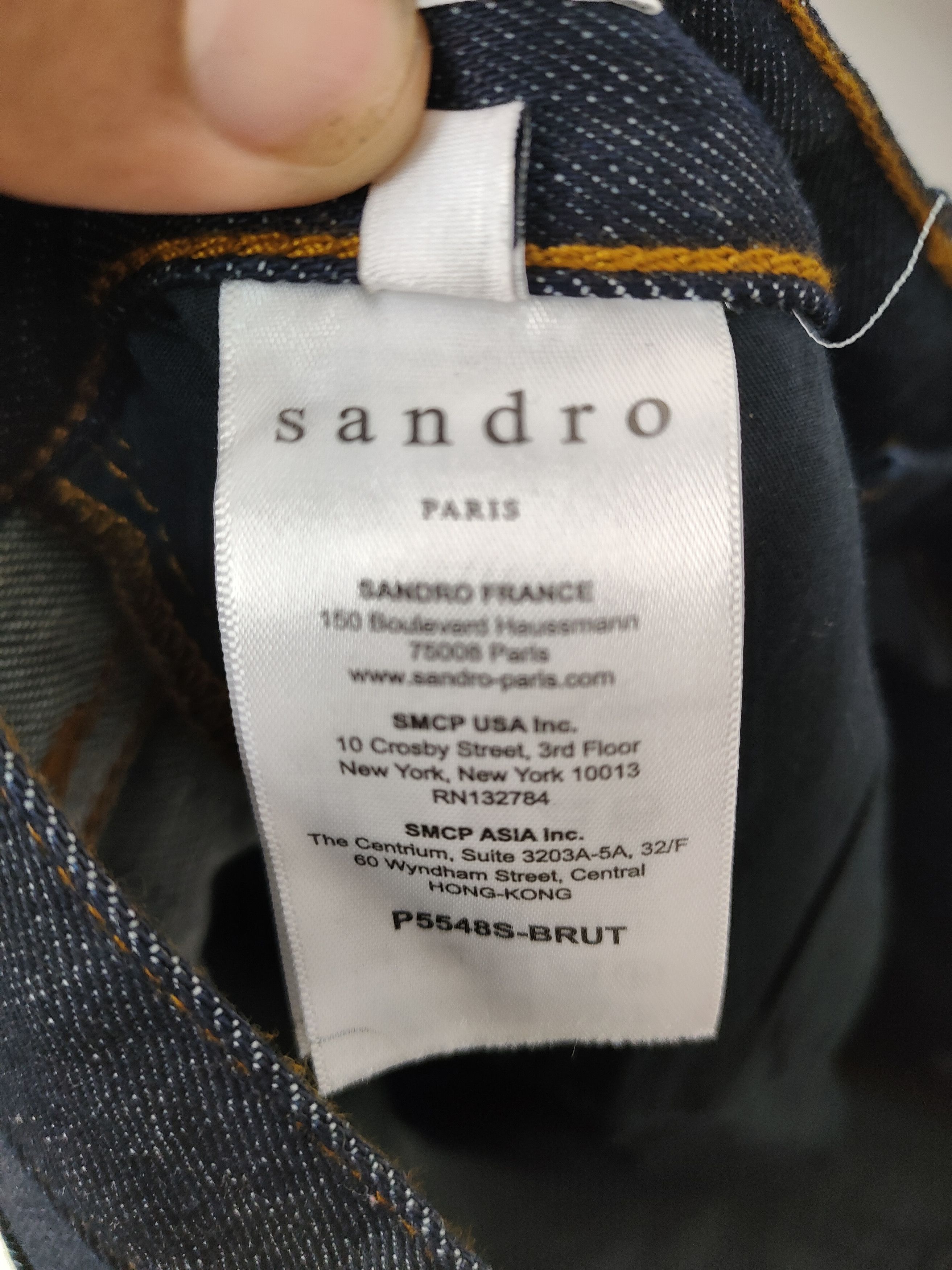 Sandro Sandro Skinny Denim Pant Size US 31 - 8 Thumbnail