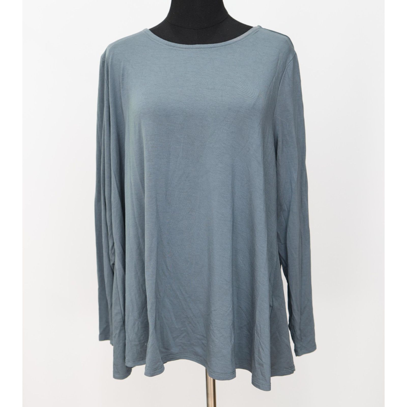 Eileen Fisher EILEEN FISHER Jersey Crew Neck Long Sleeve Tunic Top Size XL Size XL / US 12-14 / IT 48-50 - 2 Thumbnail
