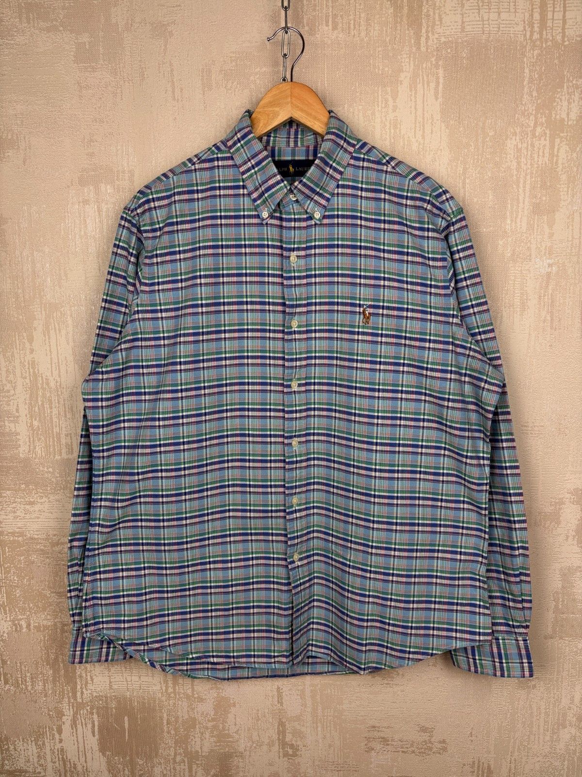 Ralph Lauren Ralph Lauren Check Long Sleeve Shirt Button Down Size US L / EU 52-54 / 3 - 3 Thumbnail