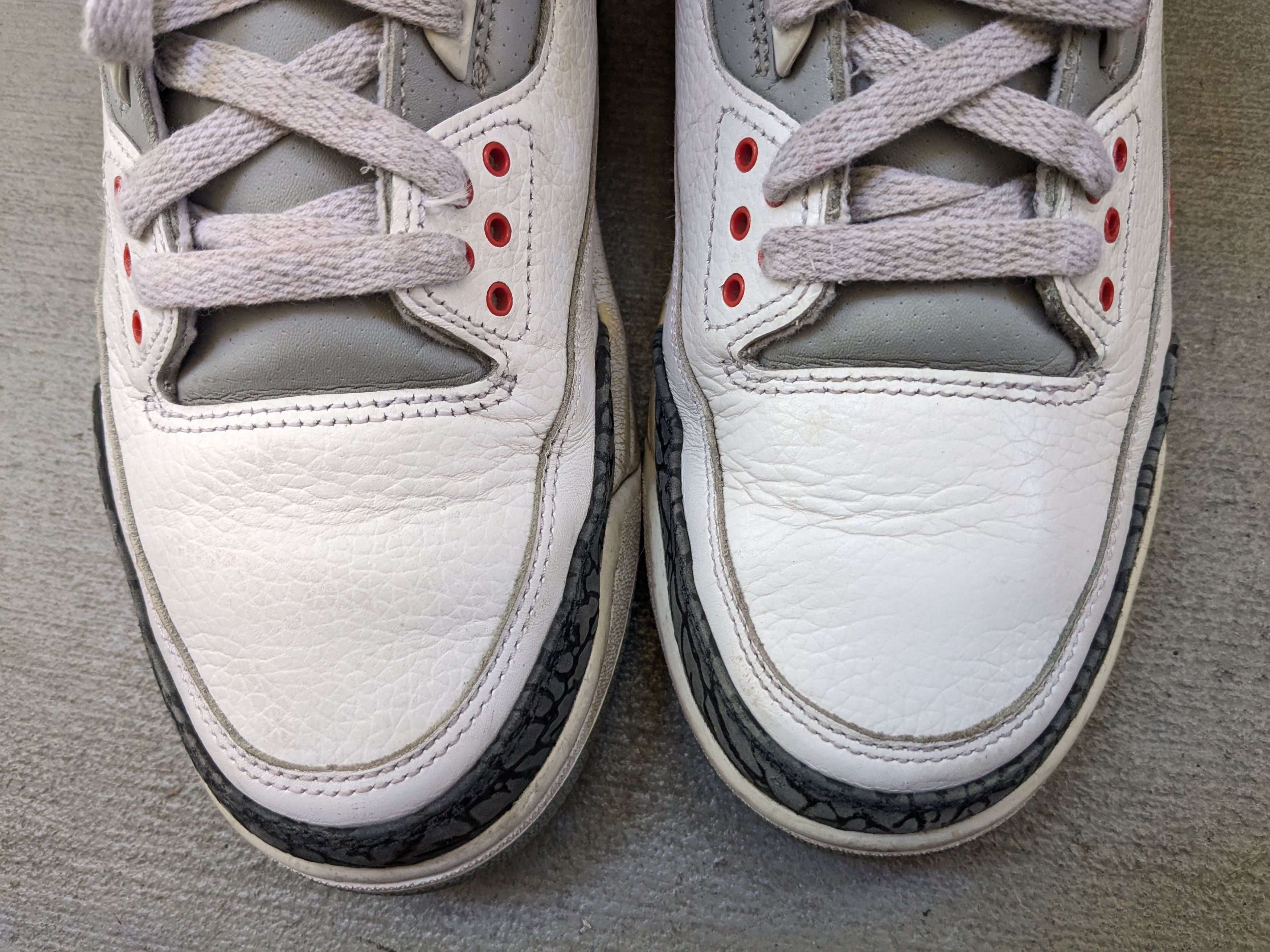 Jordan Brand Nike Air Jordan 3 Retro Fire Red 2007 136064-161 10 White Size US 10 / EU 43 - 5 Thumbnail