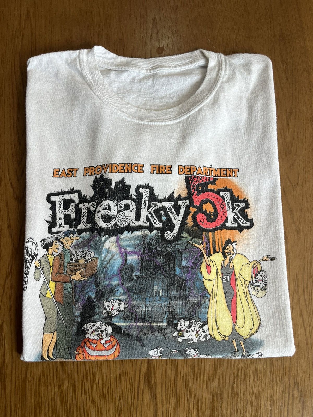 Disney EAST Providence Fire Department Freaky 5k Disney Shirt Size US XL / EU 56 / 4 - 1 Thumbnail