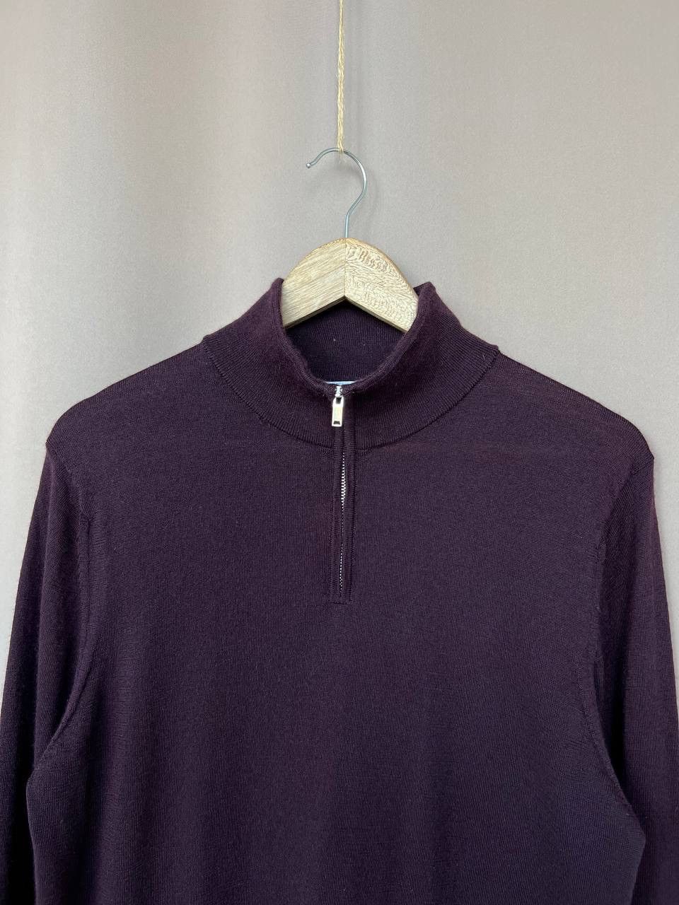 Reiss Reiss Blackhall Wool Half Zip Sweater Mock Mens Size M/L Size US L / EU 52-54 / 3 - 2 Thumbnail