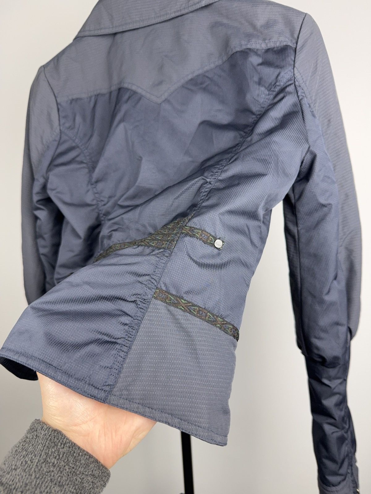 Diesel 00s Archive Diesel Cropped Moto Jacket Zip Tech Y2K Archive Size S / US 4 / IT 40 - 19 Thumbnail
