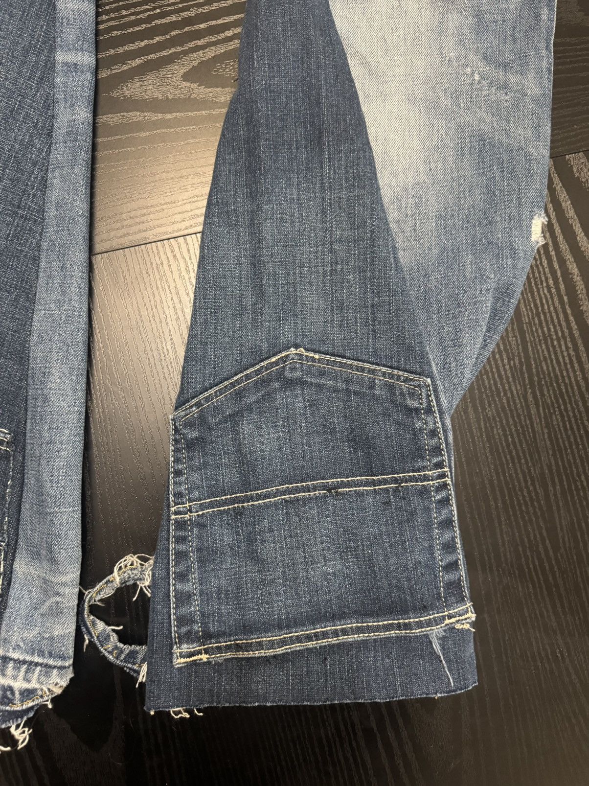 Gap Custom Vintage Gap Blue Flared Denim Jeans Size US 30 / EU 46 - 4 Thumbnail