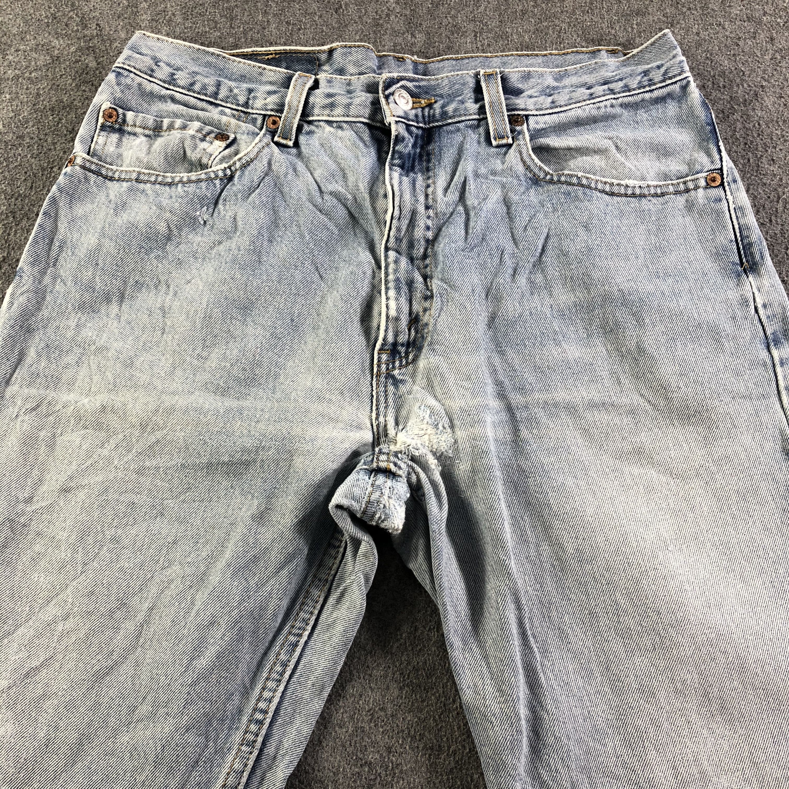 Levi's Vintage Light Wash Levis 505 Jeans-J3294 Size US 33 - 3 Thumbnail